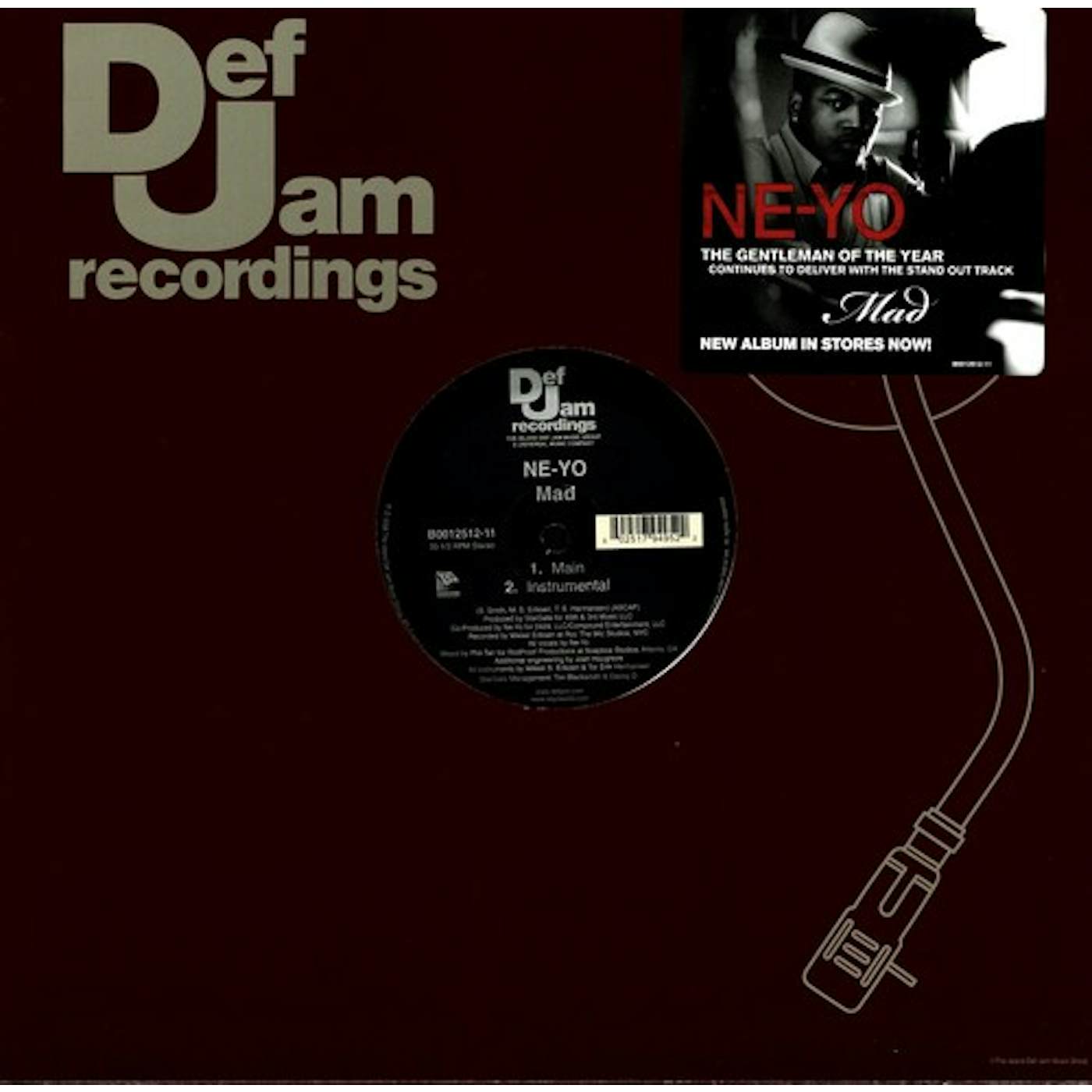 Ne-Yo WHEN YOU'RE MAD (X2) Vinyl Record