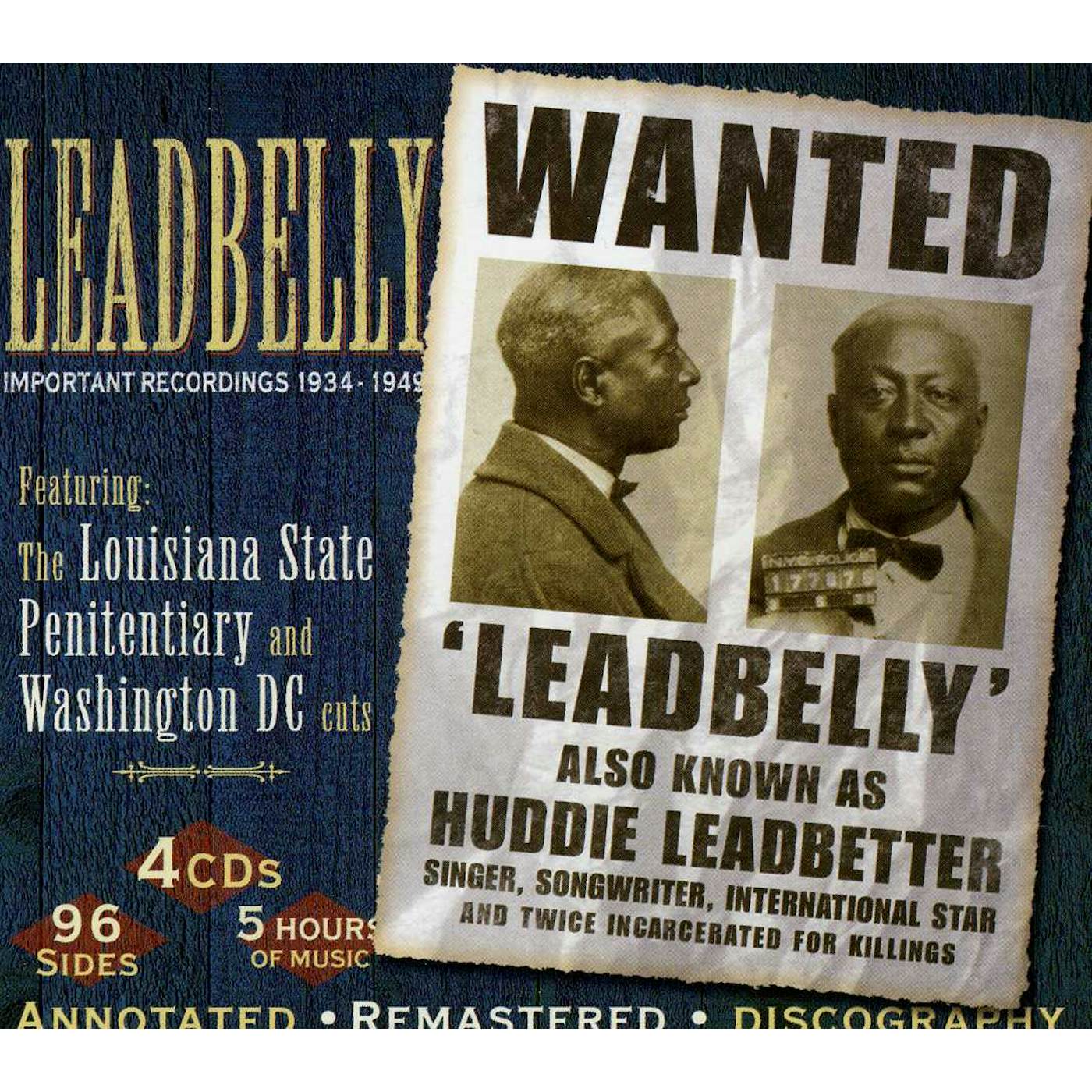 Leadbelly IMPORTANT RECORDINGS 1934-1949 CD