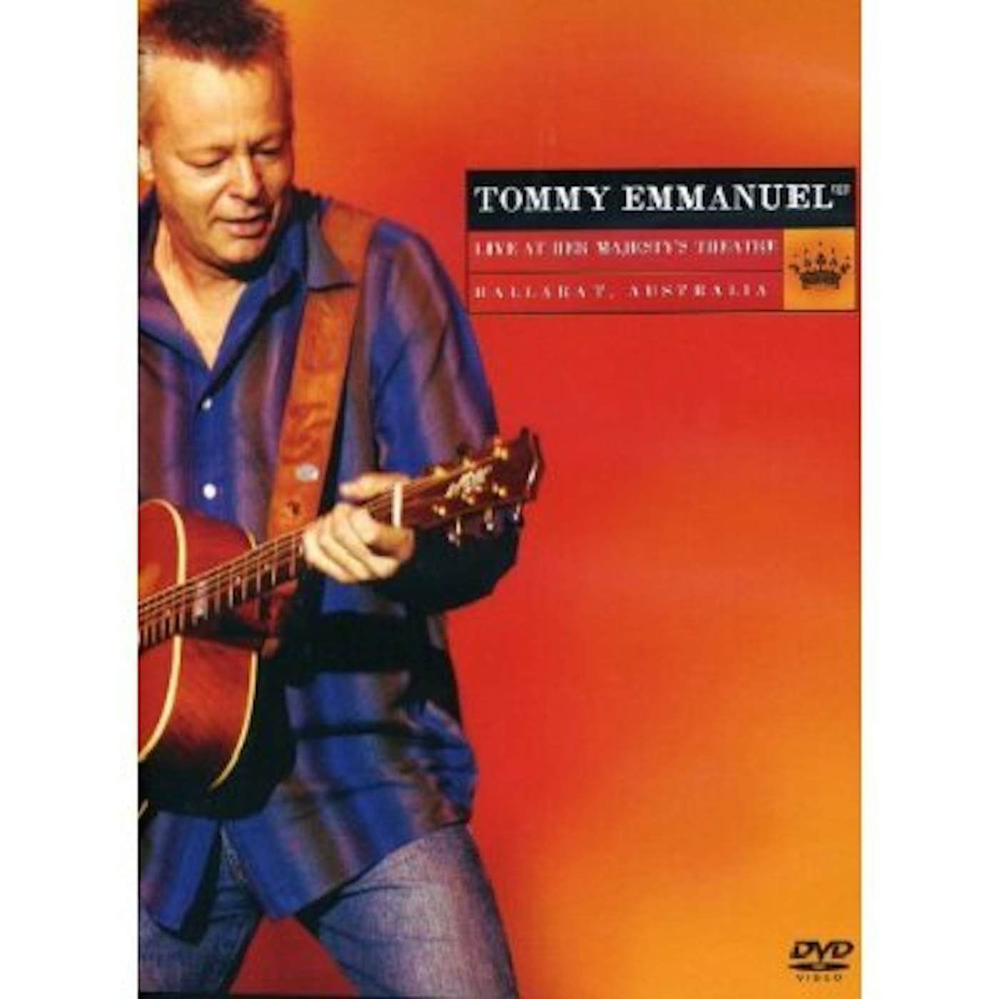 Tommy Emmanuel LIVE AT HER MAJESTY'S THEATRE DVD