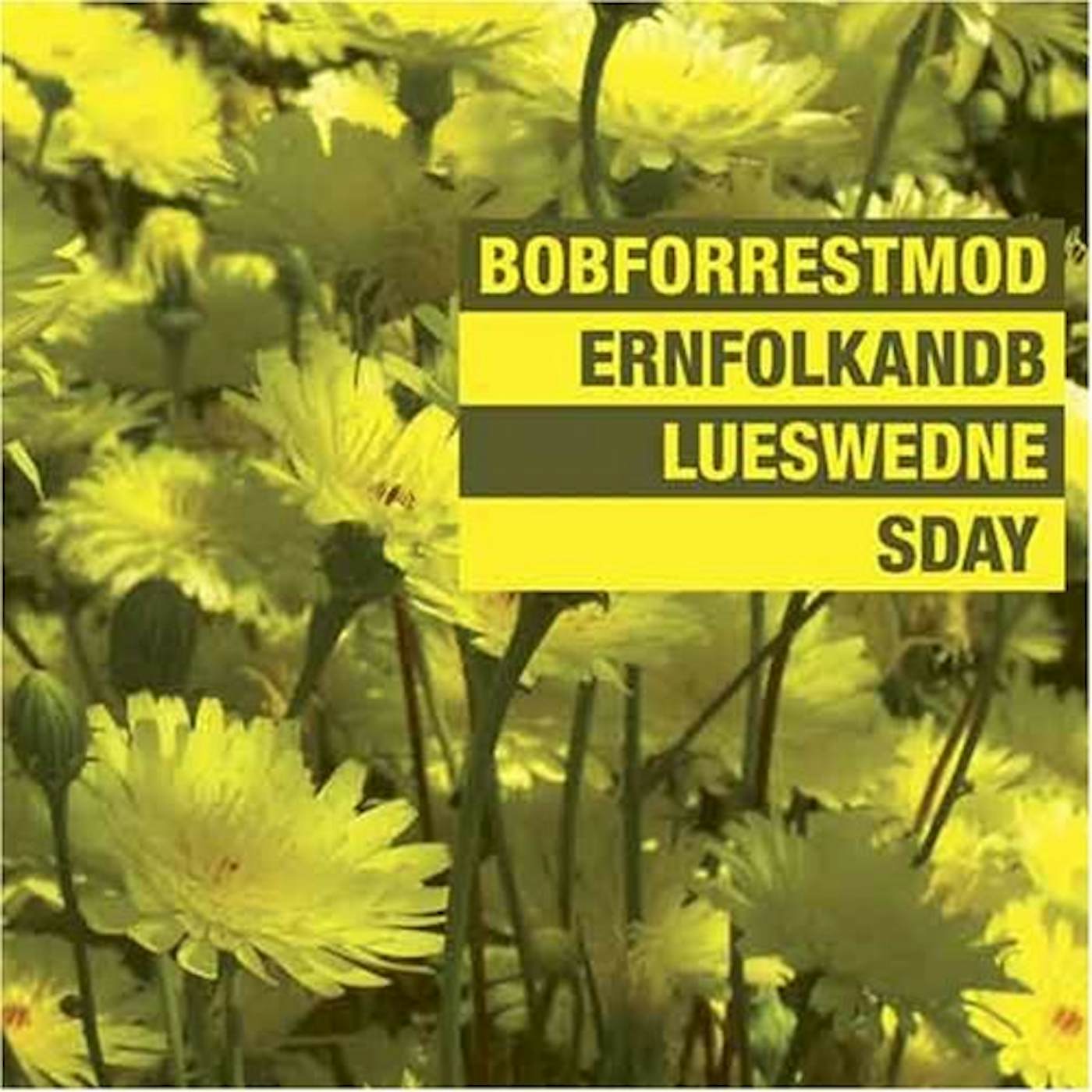 Bob Forrest MODERN FOLK & BLUES: WEDNESDAY CD
