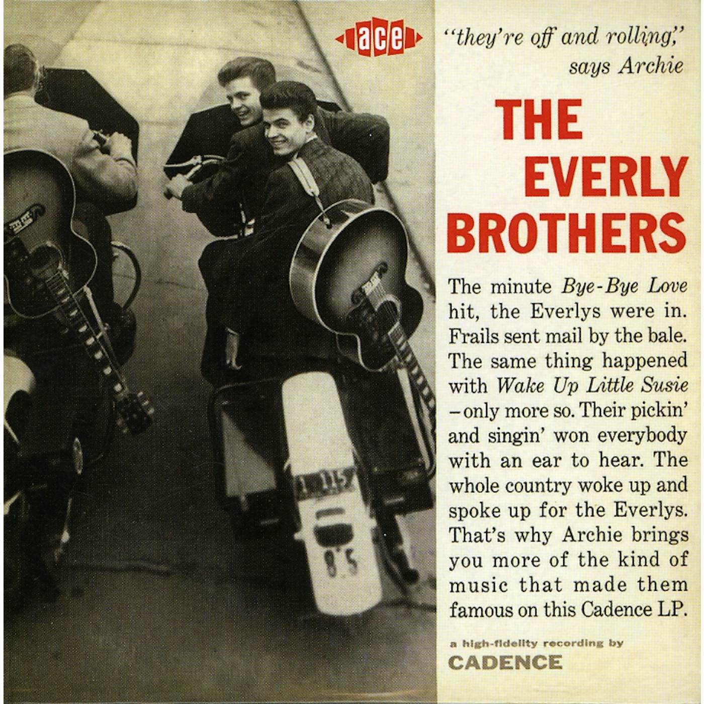The Everly Brothers THEY'RE OFF AND ROLLIN CD