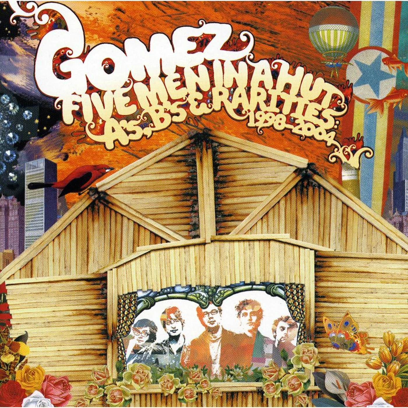 Gomez FIVE MEN IN A HUT (SINGLES 1998-2004) CD