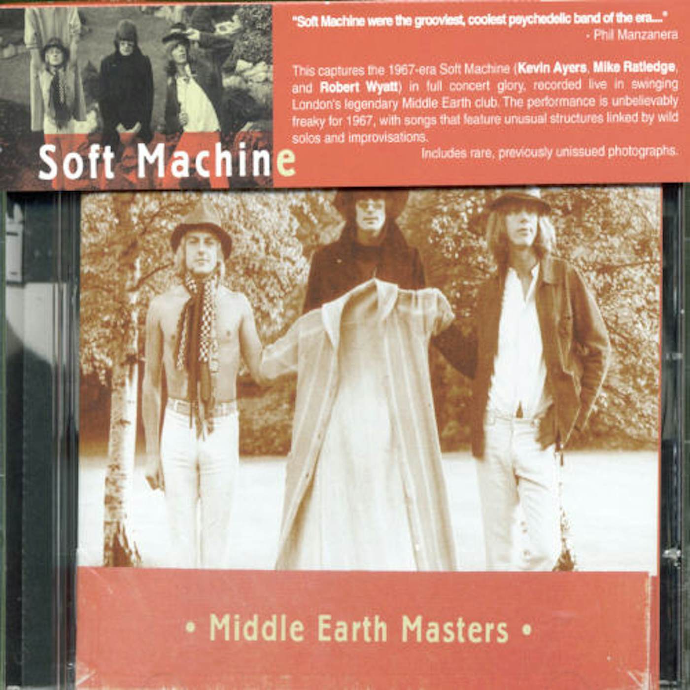 Soft Machine MIDDLE EARTH MASTERS CD