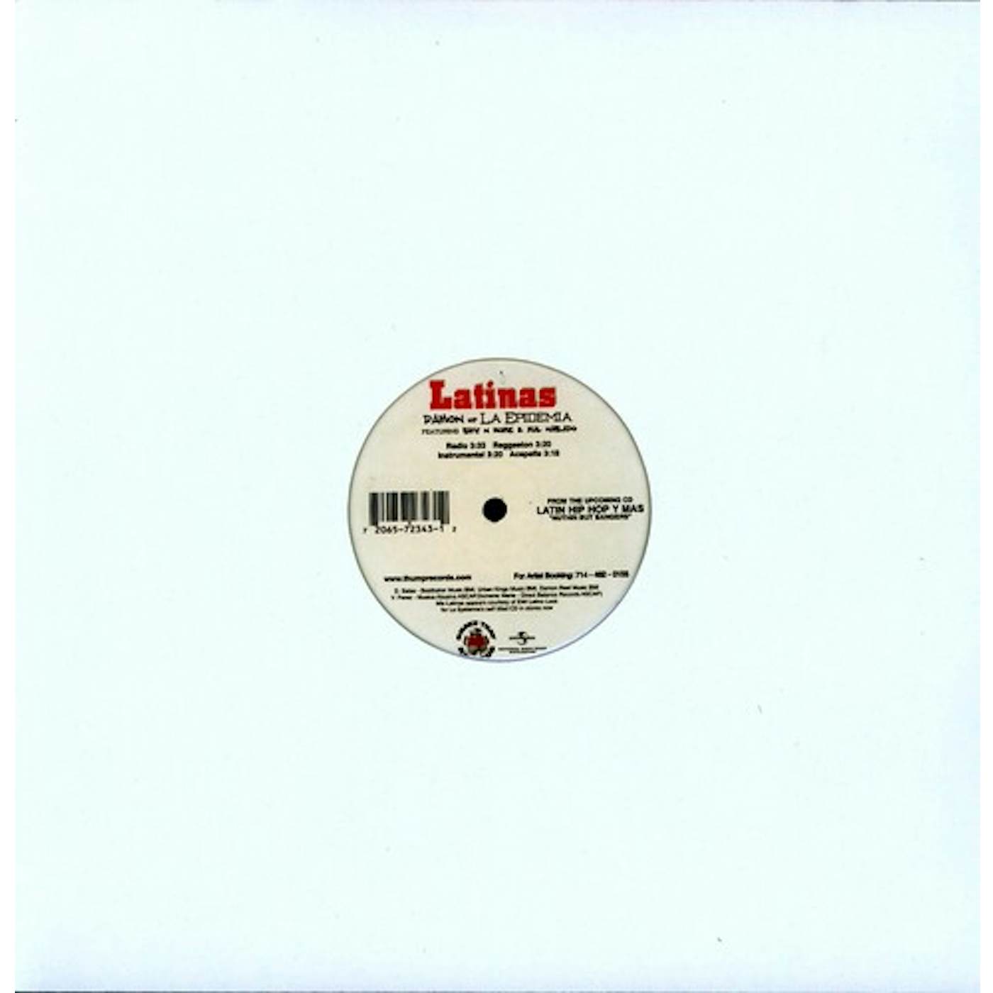 Damon of La Epidemia LATINAS (X4) / DAME DAME (X3) Vinyl Record