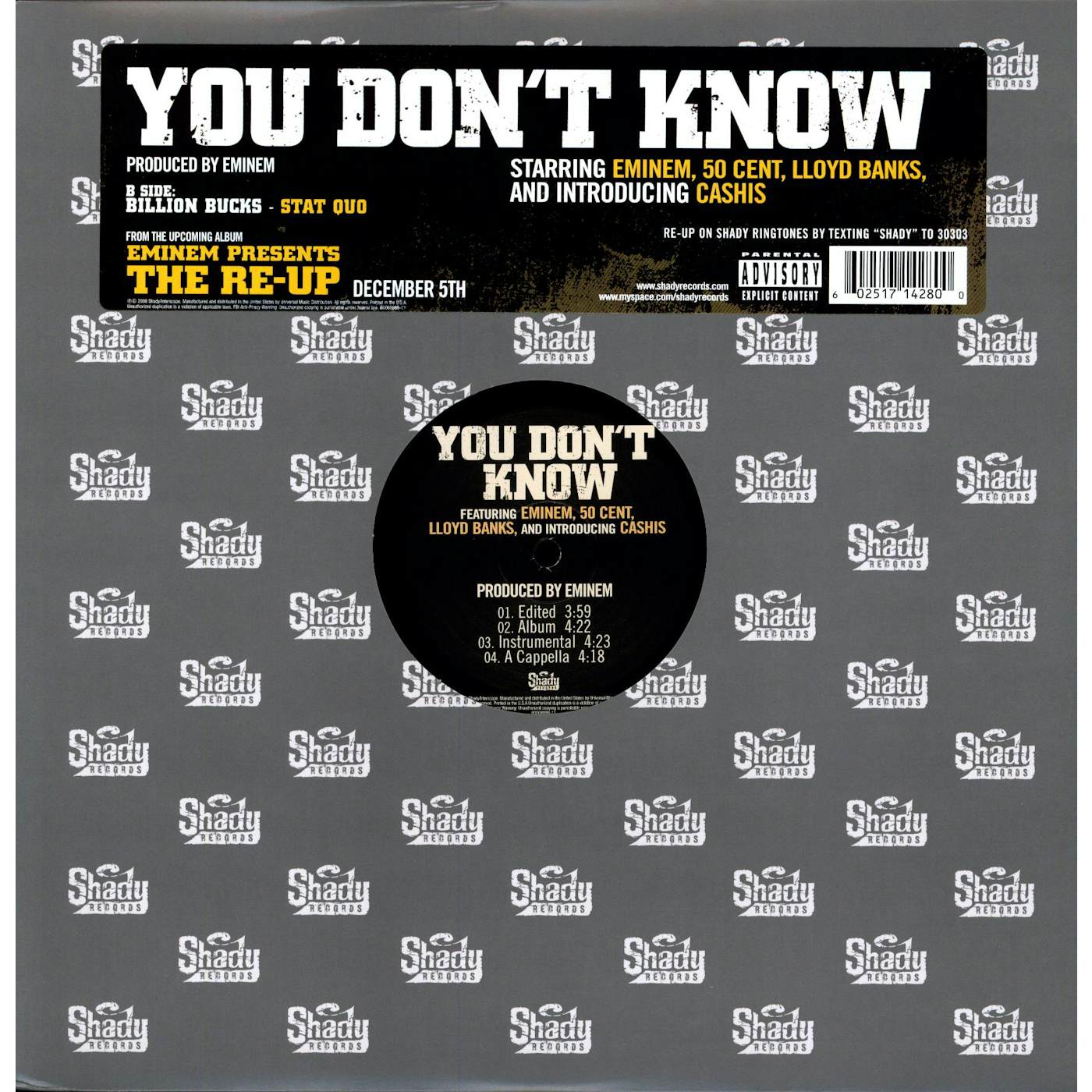 Eminem YOU DON'T KNOW (X4) (Vinyl)
