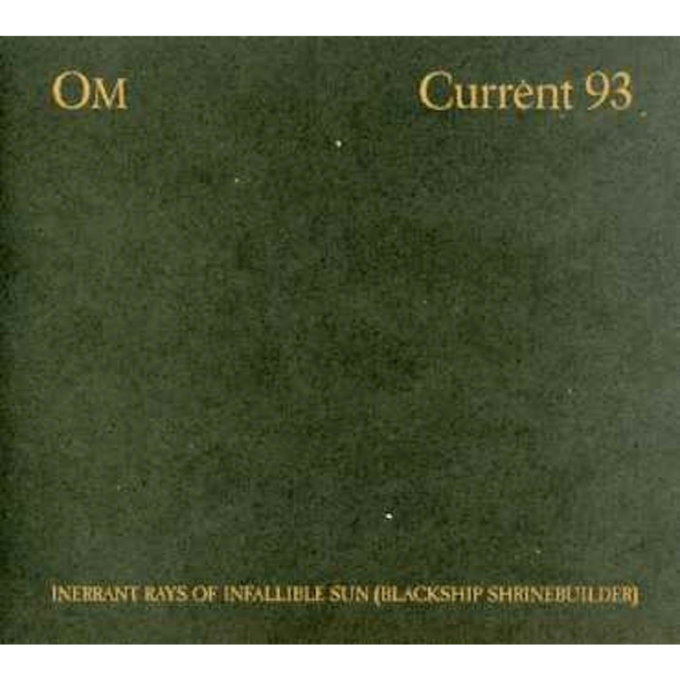 Current 93 INERRANT RAYS OF INFALLIBLE SUN (BLACKSHIP SHRINEBUILDER) CD