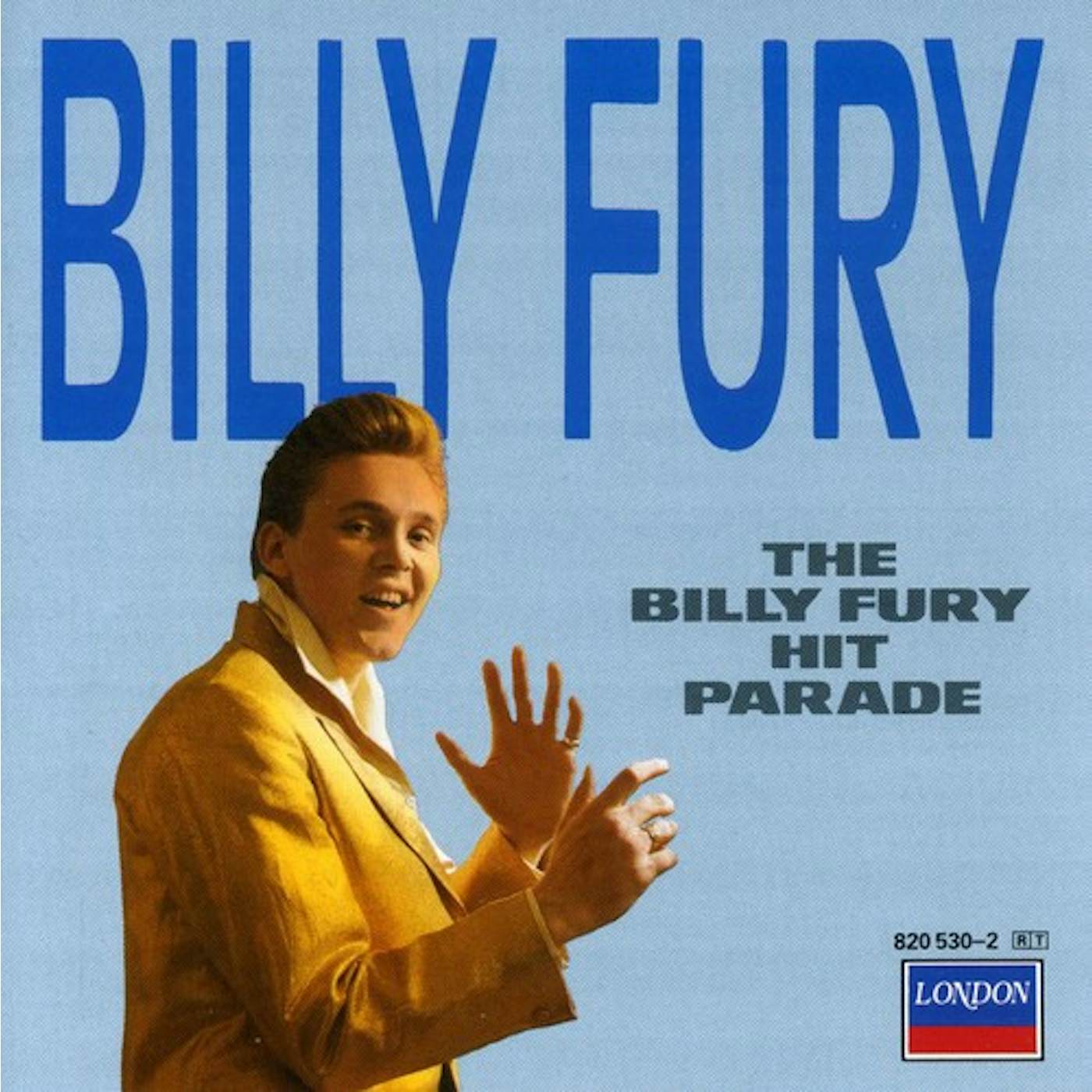 Billy Fury HIT PARADE CD