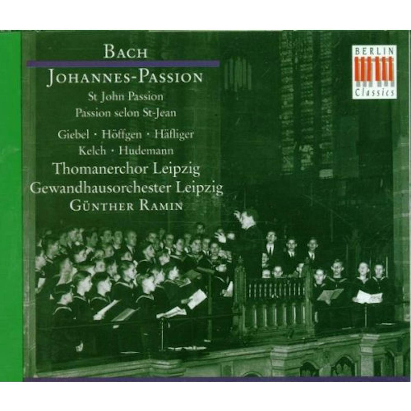 Johann Sebastian Bach ST JOHN PASSION CD