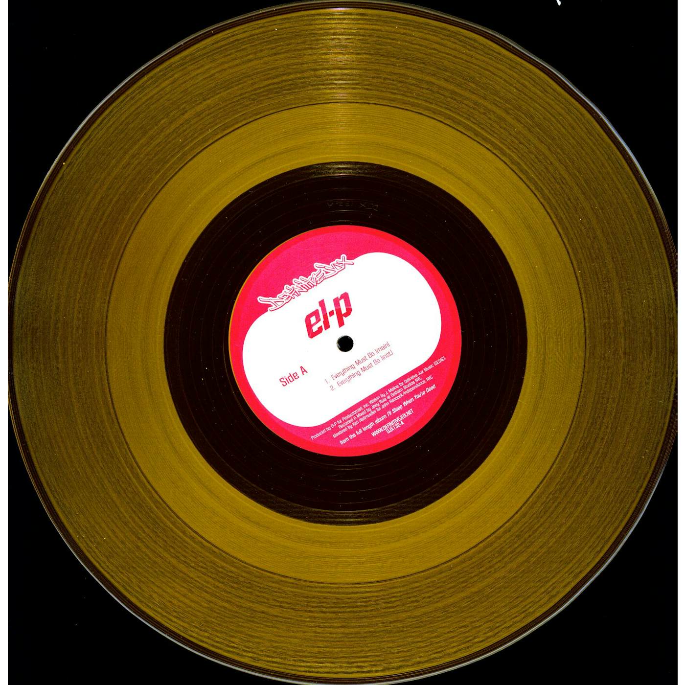 El-P EVERYTHING MUST GO Vinyl Record