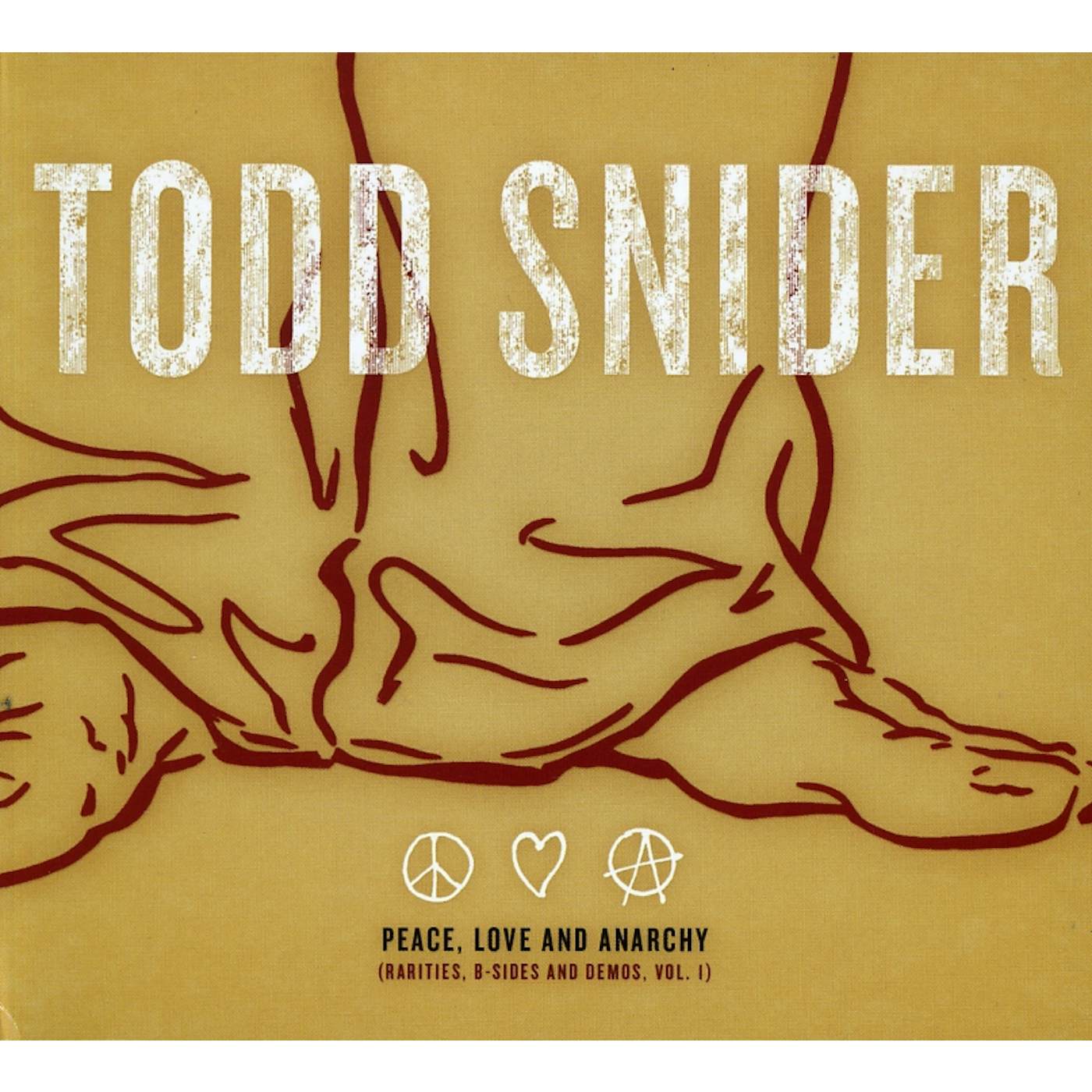 Todd Snider PEACE LOVE & ANARCHY CD