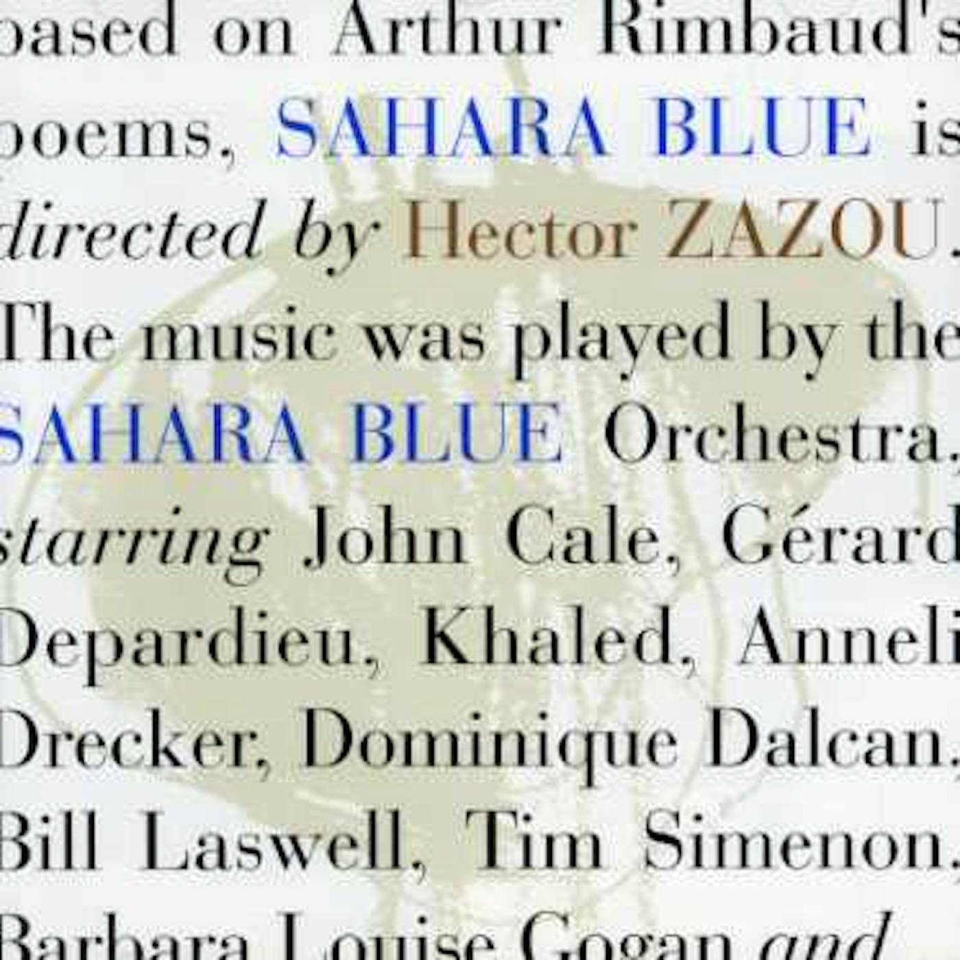 Hector Zazou SAHARA BLUE CD