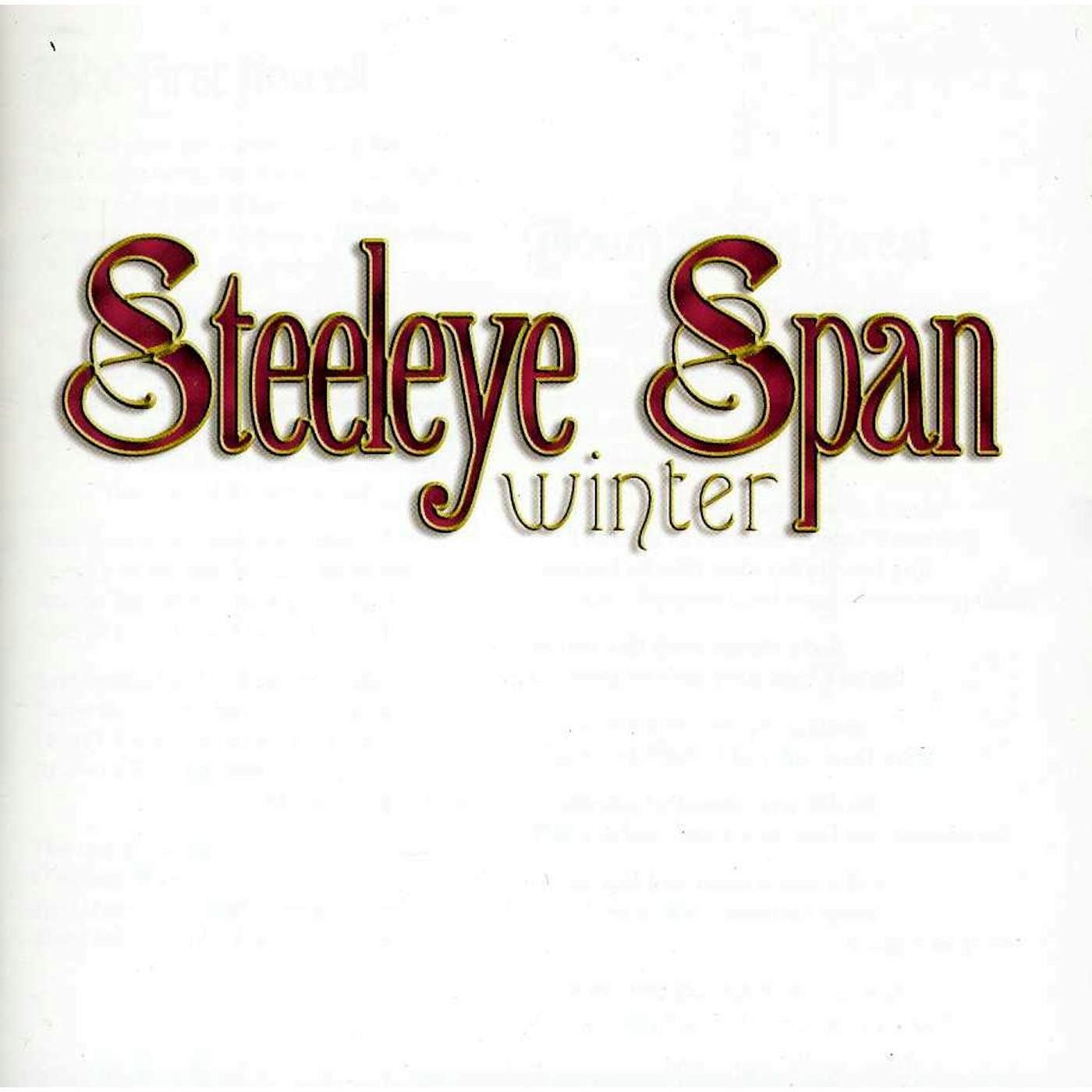 Steeleye Span WINTER CD