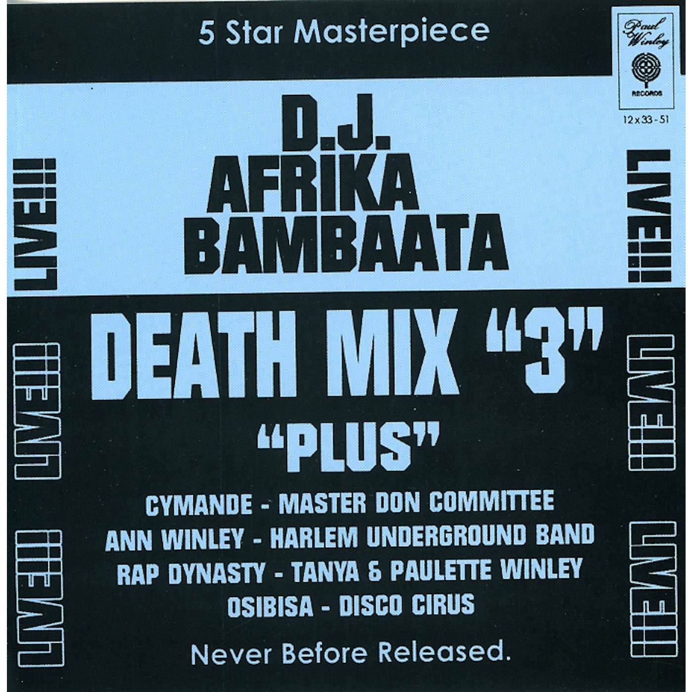 Afrika Bambaataa DEATH MIX 3 CD
