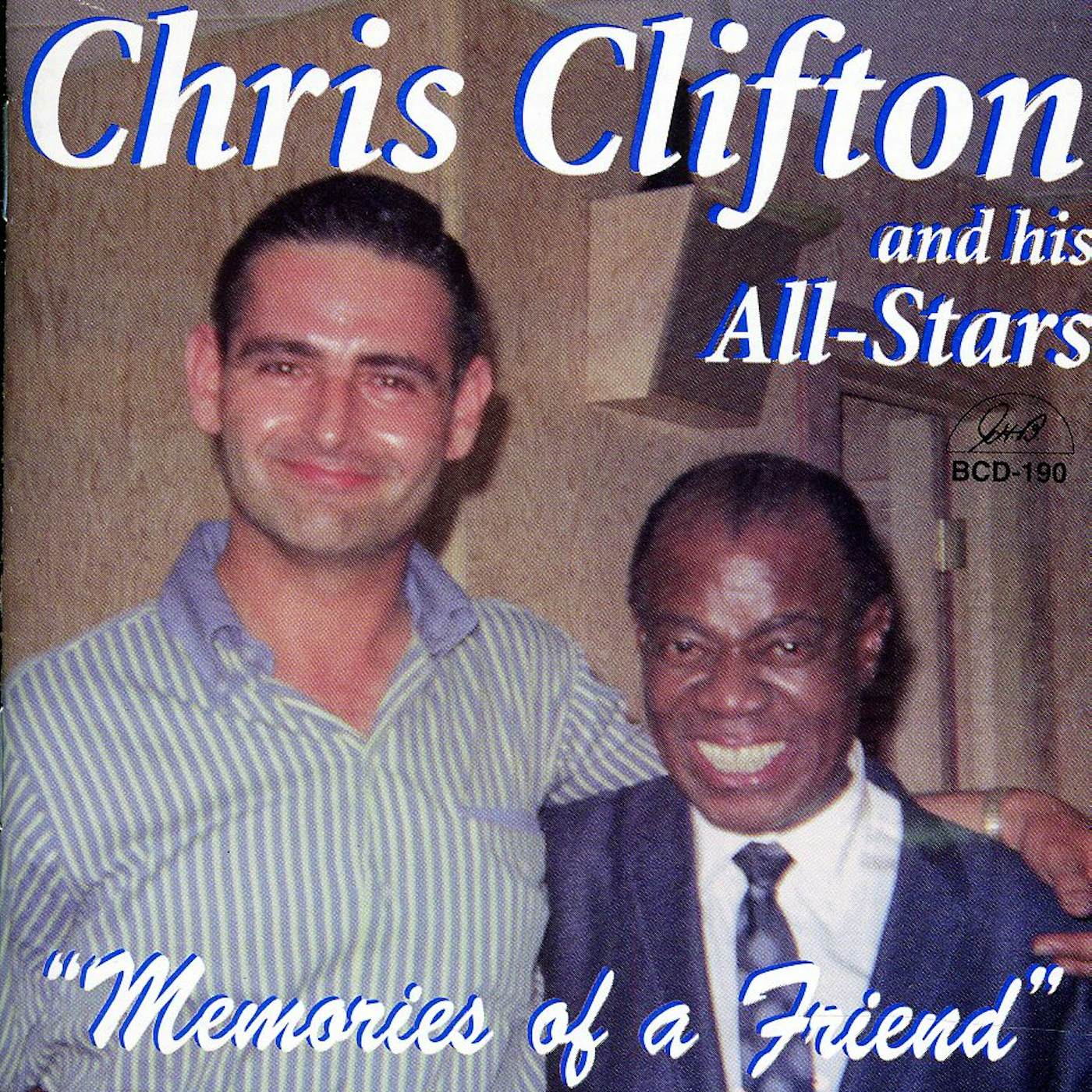 Chris Clifton MEMORIES OF A FRIEND CD