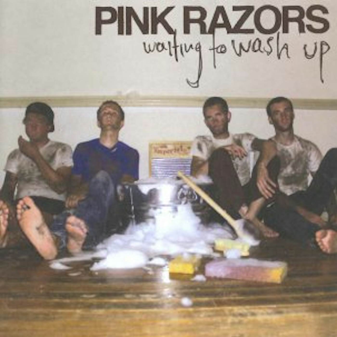 Pink Razors Waiting to Wash Up Vinyl Record