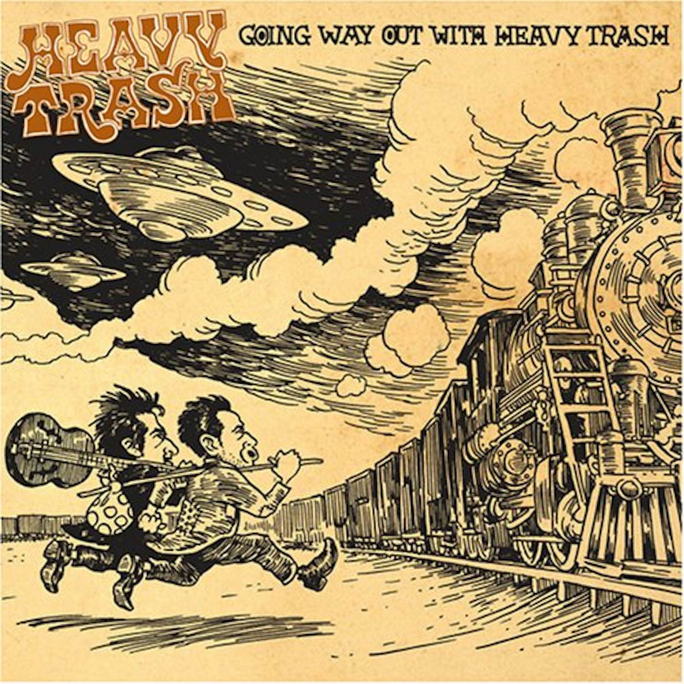 GOING WAY OUT WITH HEAVY TRASH (BONUS TRACKS) Vinyl Record