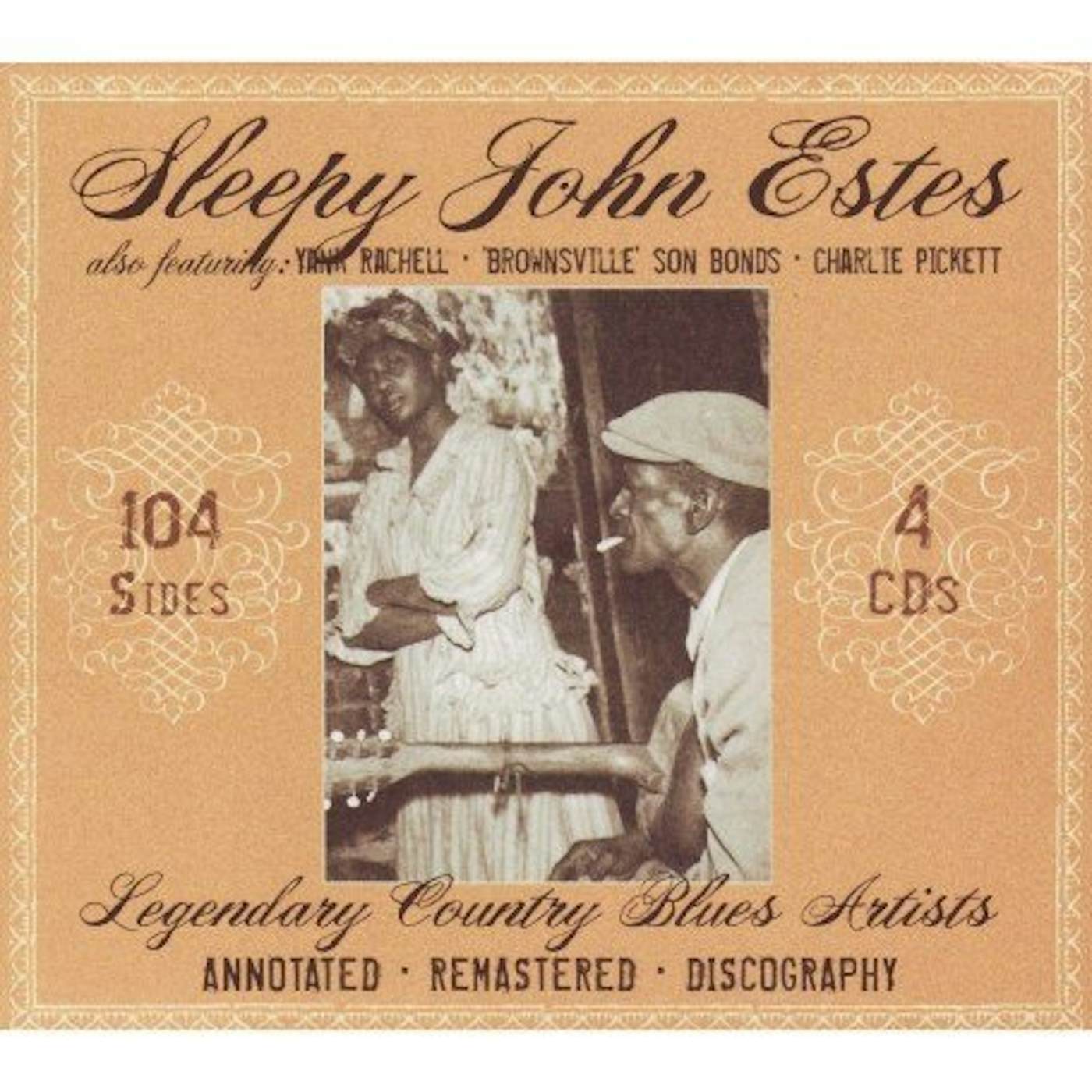 Sleepy John Estes LEGENDARY COUNTRY BLUES ARTISTS CD