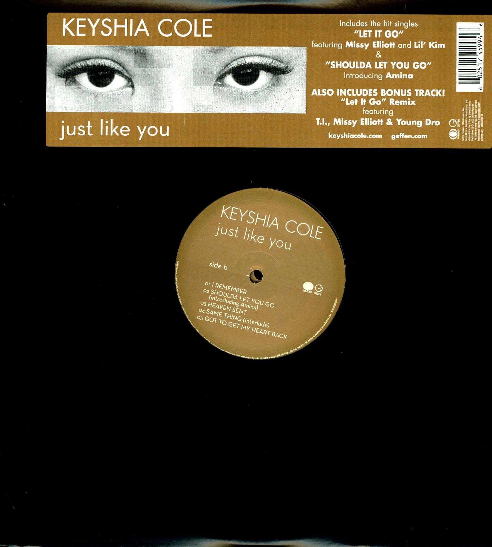 Keyshia Cole / Just Like You 2LP 激レア R\u0026B