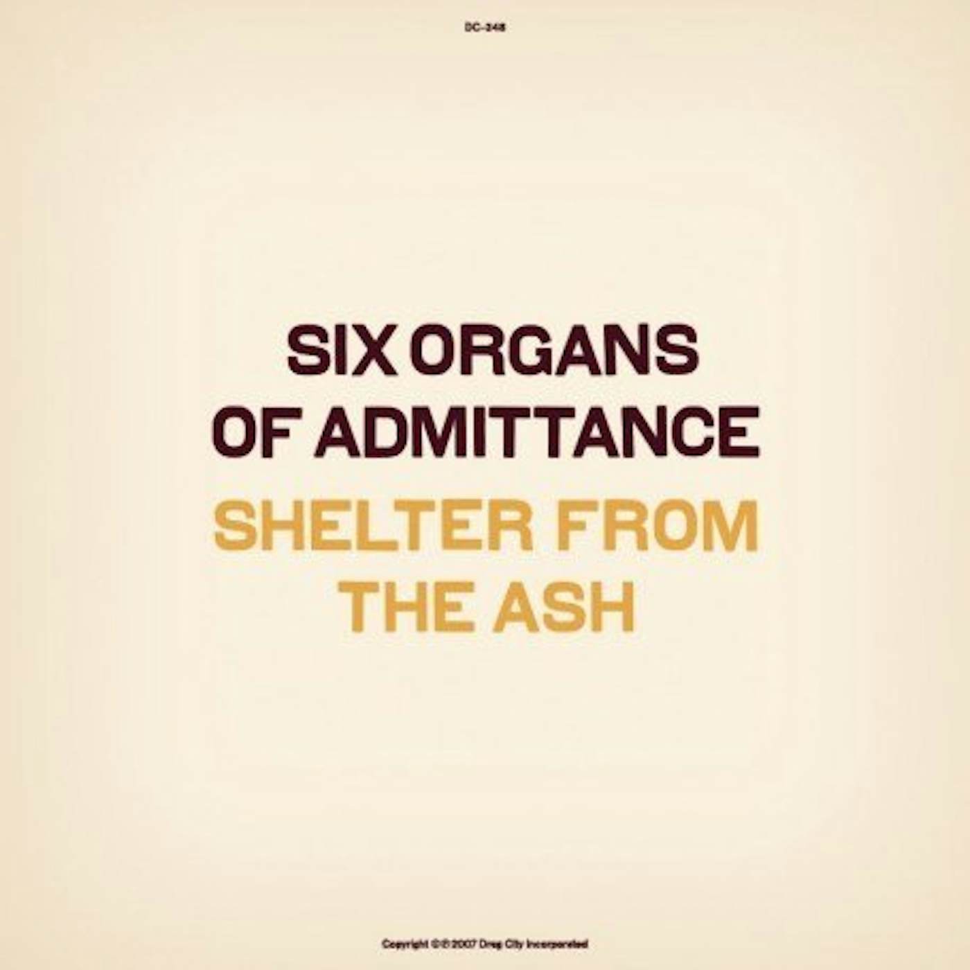 Six Organs Of Admittance Shelter From The Ash Vinyl Record
