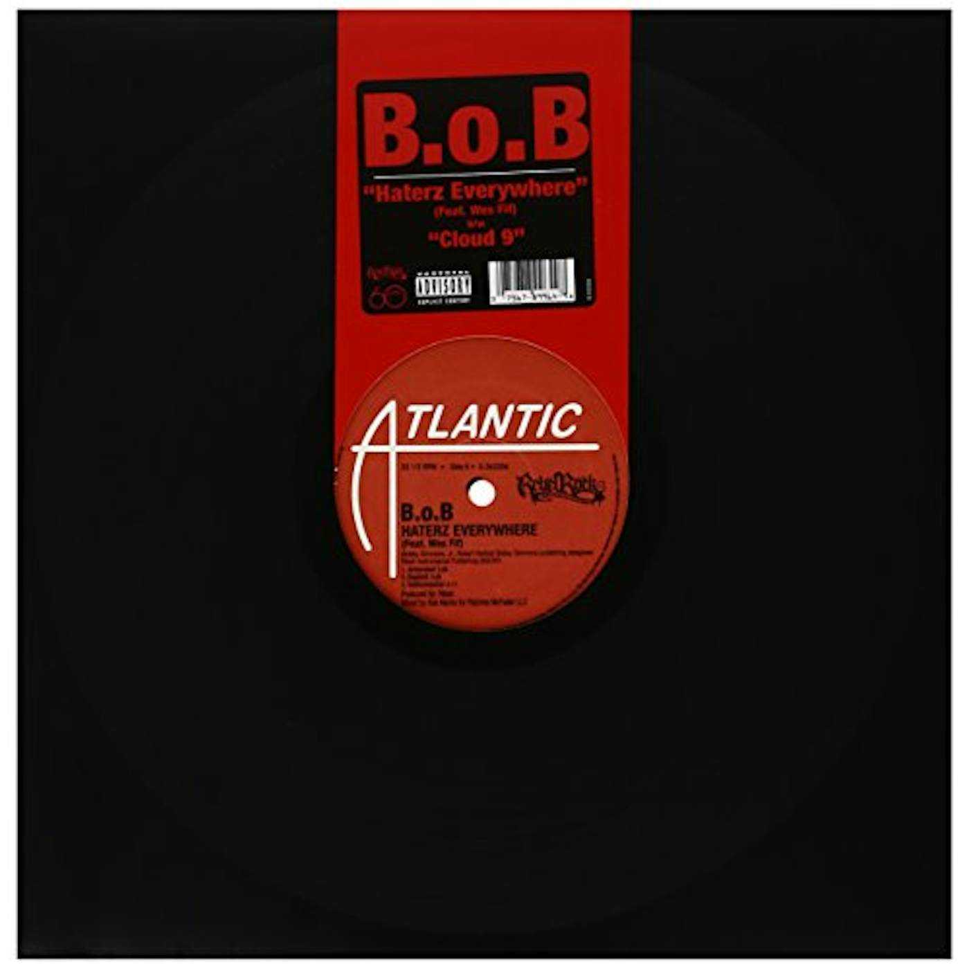 B.o.B HATERZ EVERYWHERE / CLOUD 9 Vinyl Record