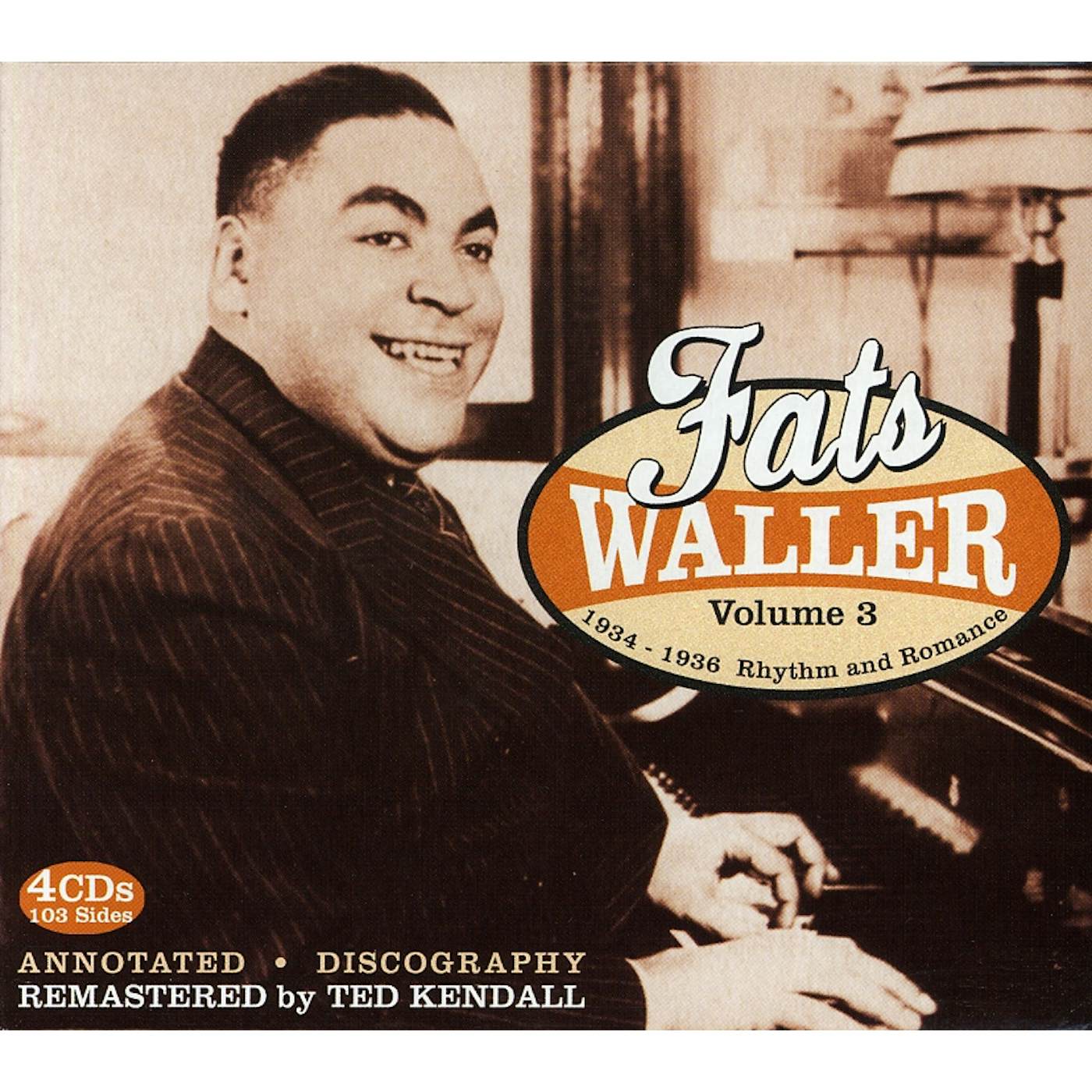 Fats Waller COMPLETE PUBLISHED SIDES 3 CD