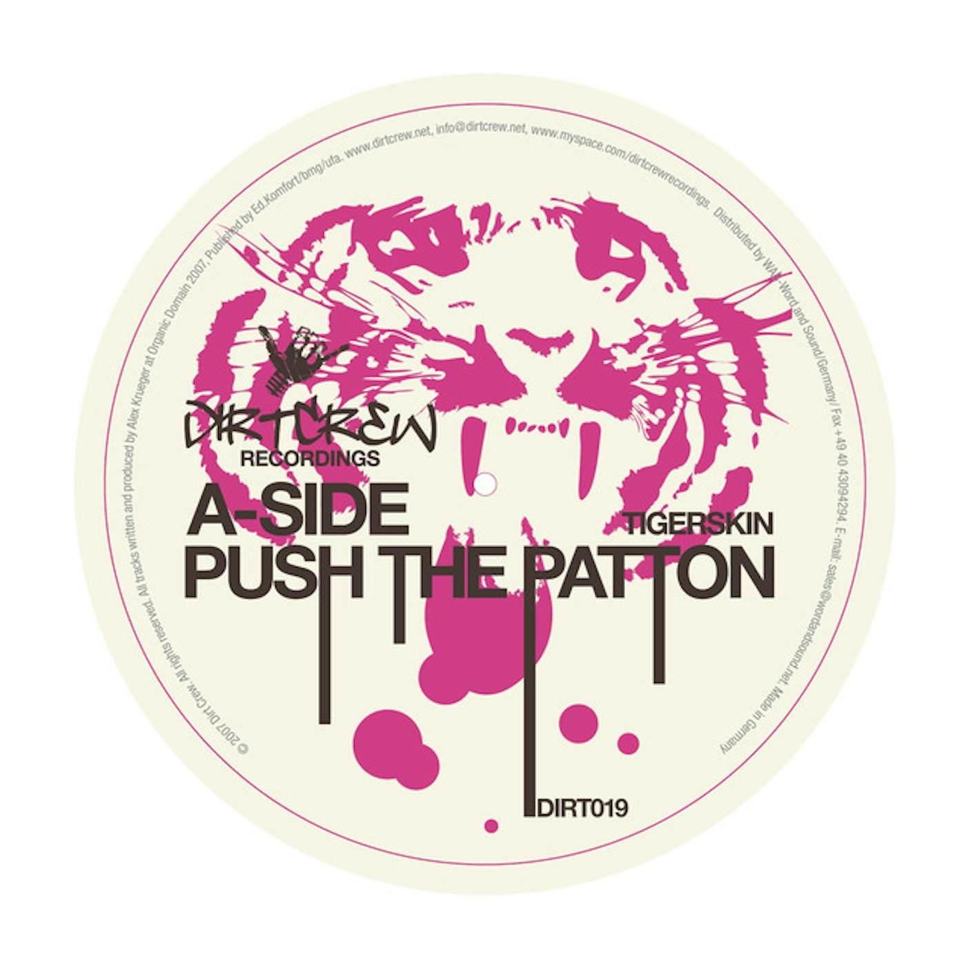 Tigerskin Push The Patton Vinyl Record