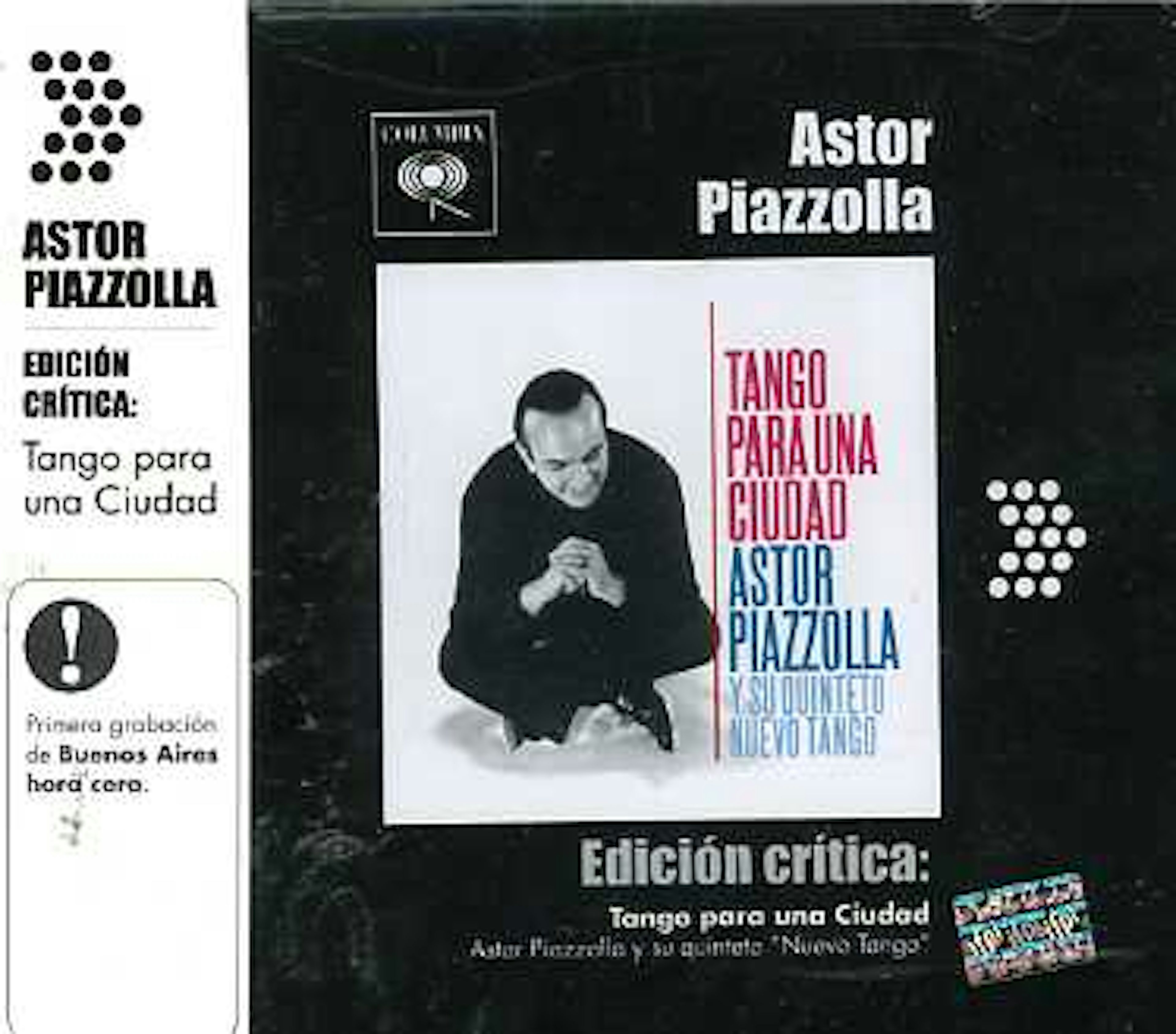 Astor Piazzolla EDICION CRITICA: TANGO PARA UNA CIUDAD CD