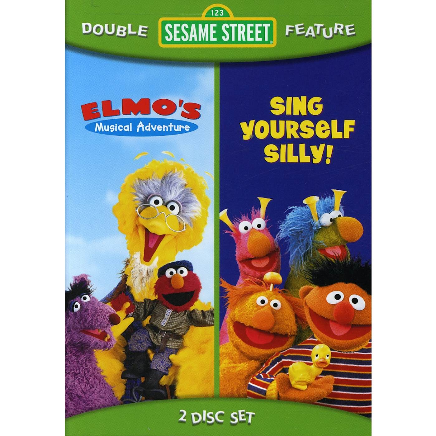Sesame Street SING YOURSELF SILLY / ELMO'S MUSICAL ADVENTURE DVD