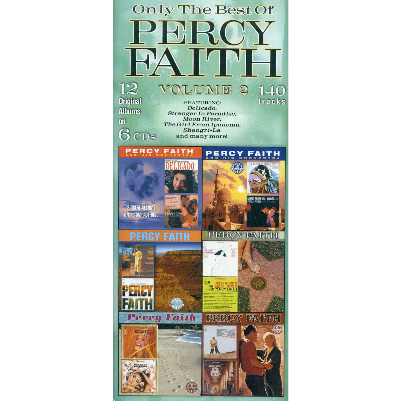 ONLY THE BEST OF PERCY FAITH 2 CD