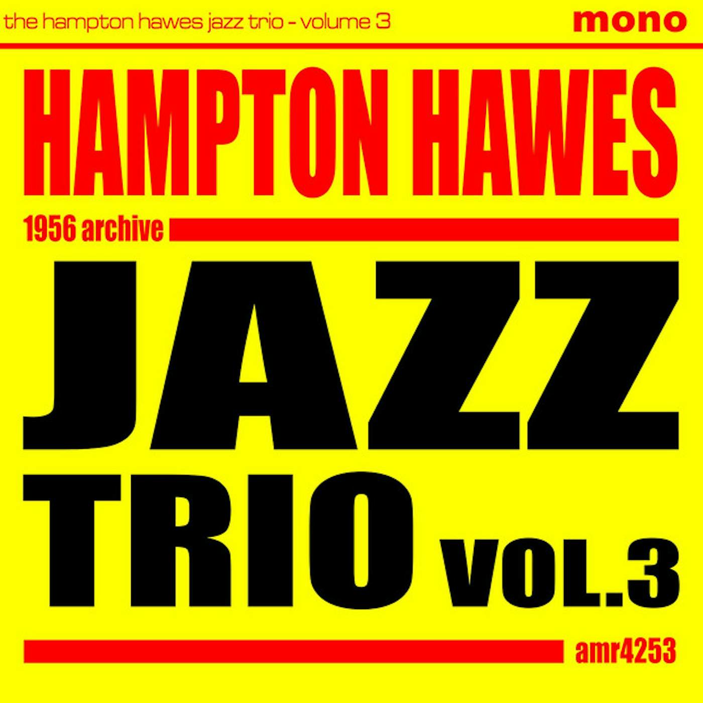 Hampton Hawes TRIO VOL 3 CD