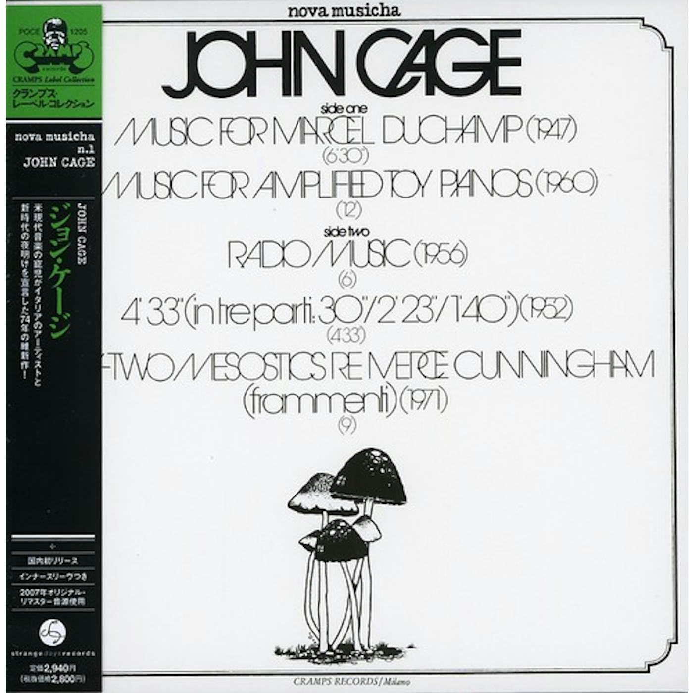 JOHN CAGE CD