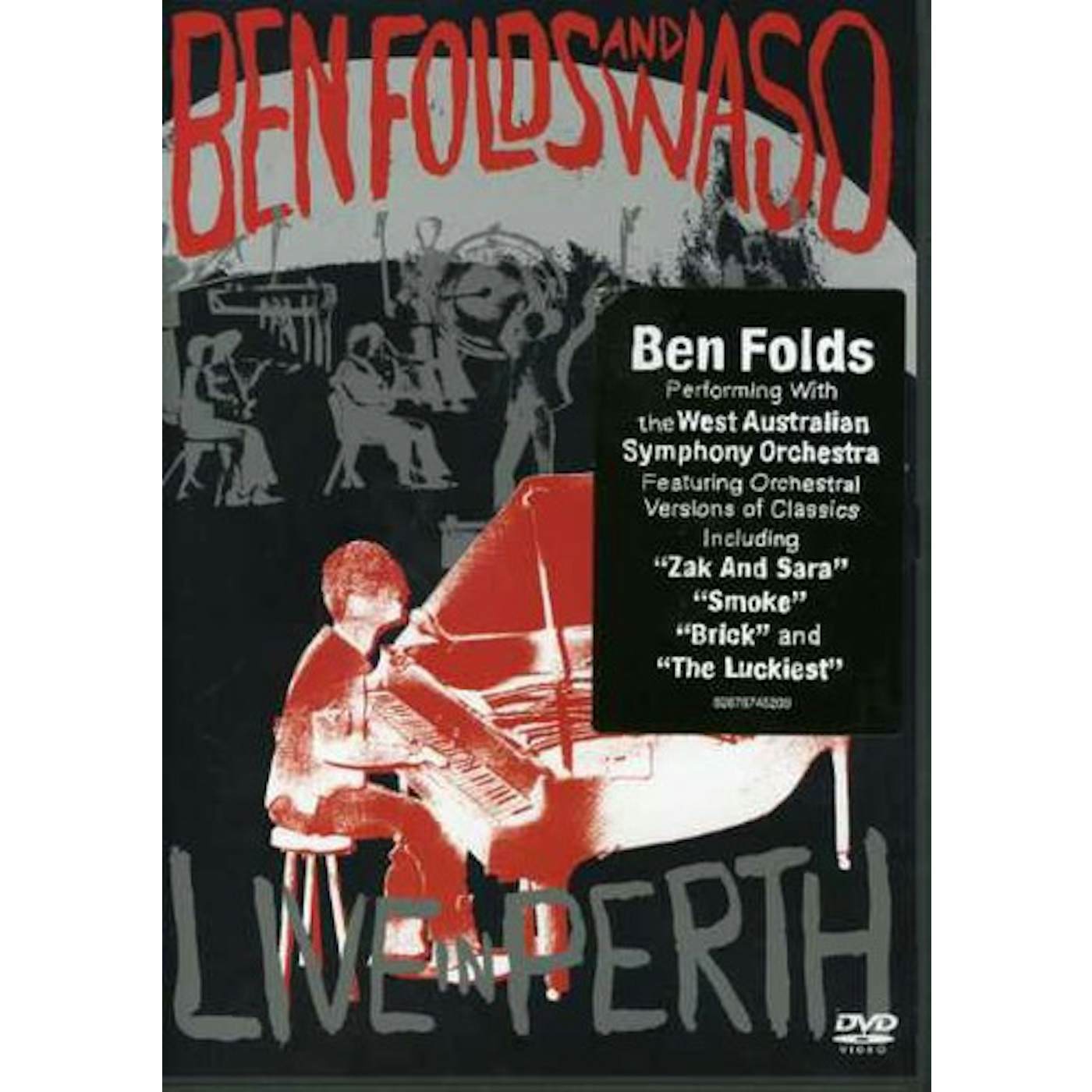 BEN FOLDS & WASO LIVE IN PERTH DVD