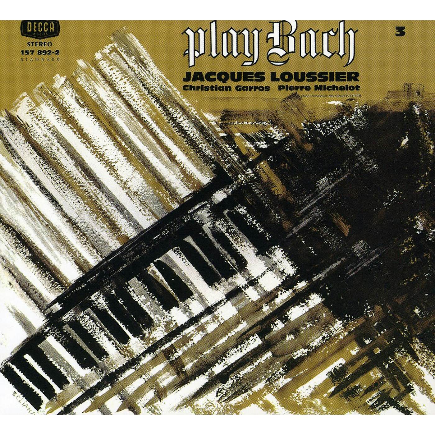 Jacques Loussier PLAY BACH N 3 CD