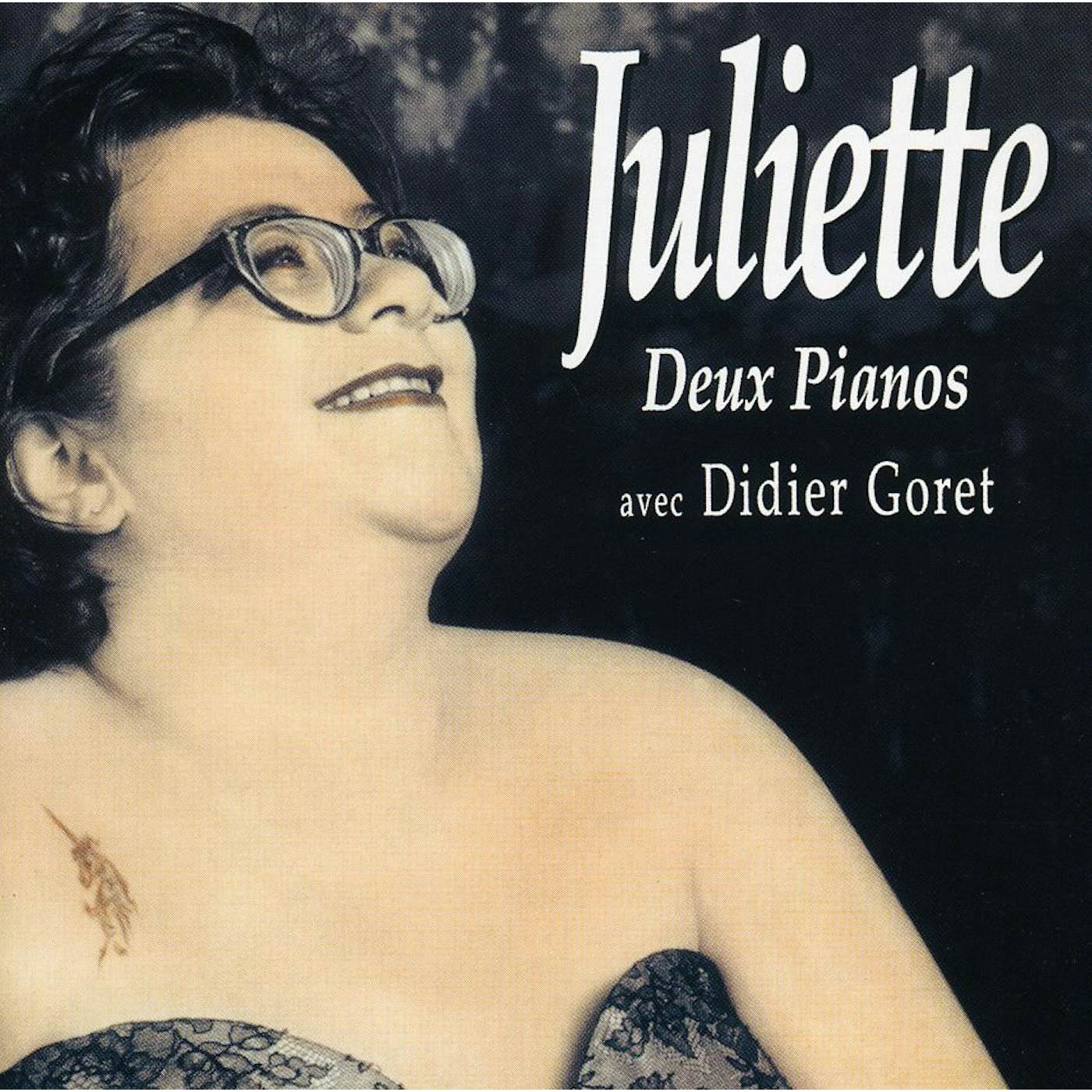 Juliette DEUX PIANOS CD