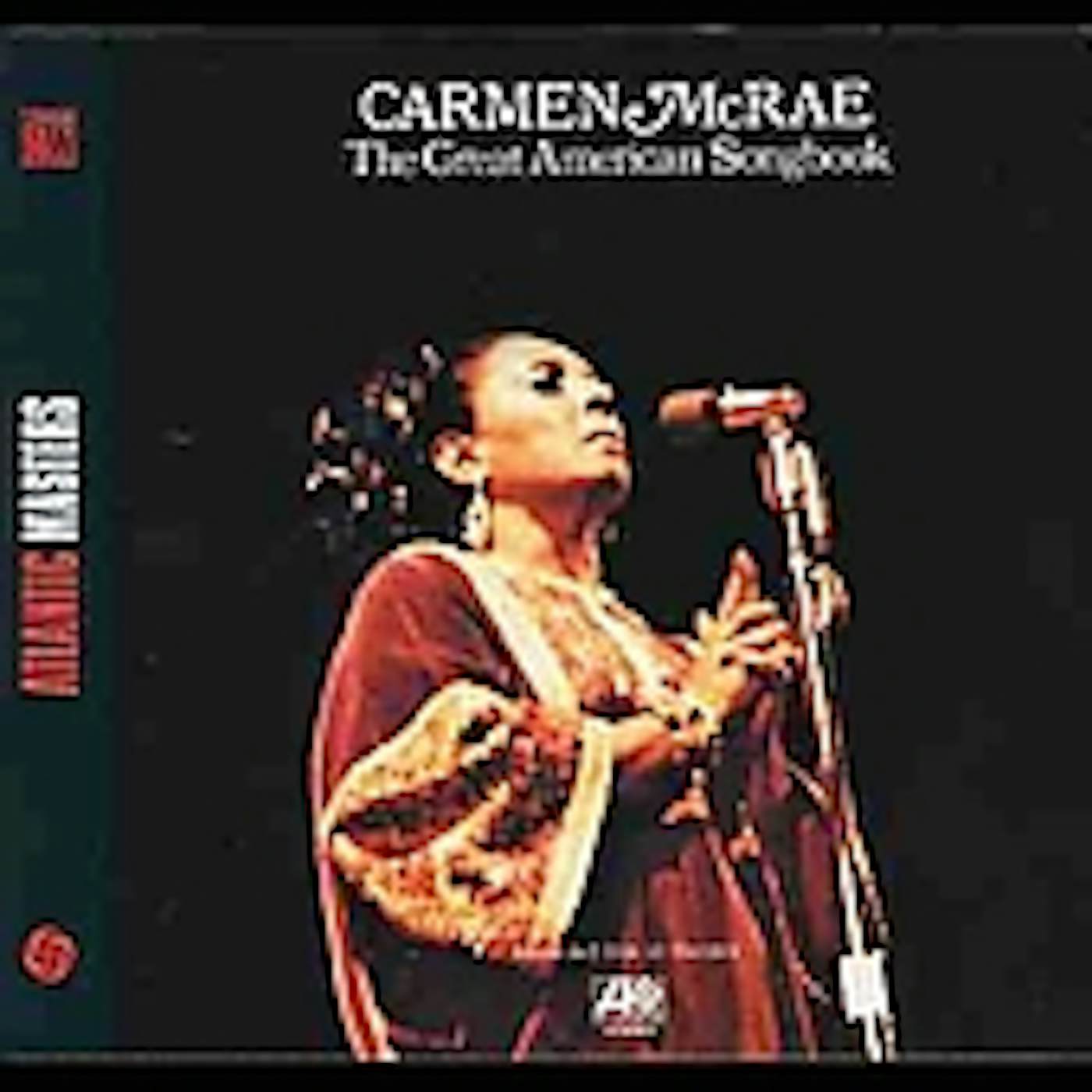 Carmen McRae GREAT AMERICAN SONGBOOK CD