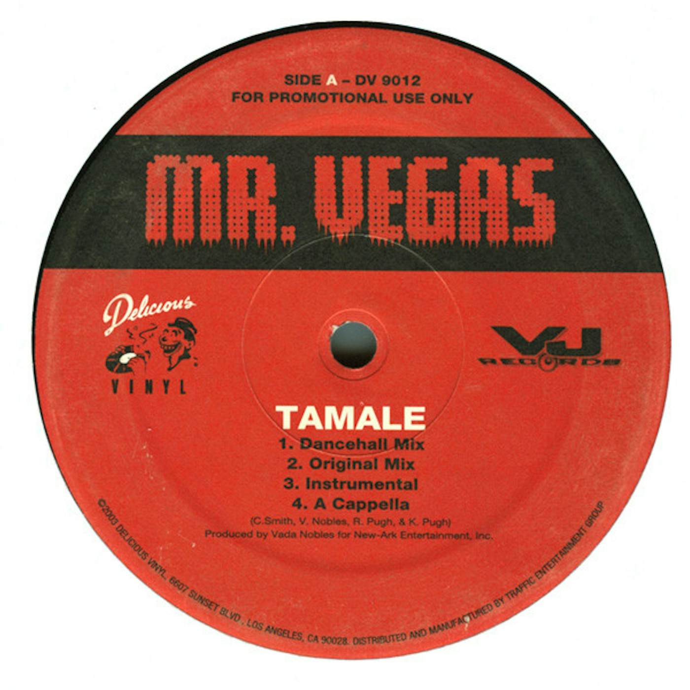 Mr. Vegas Tamale Vinyl Record