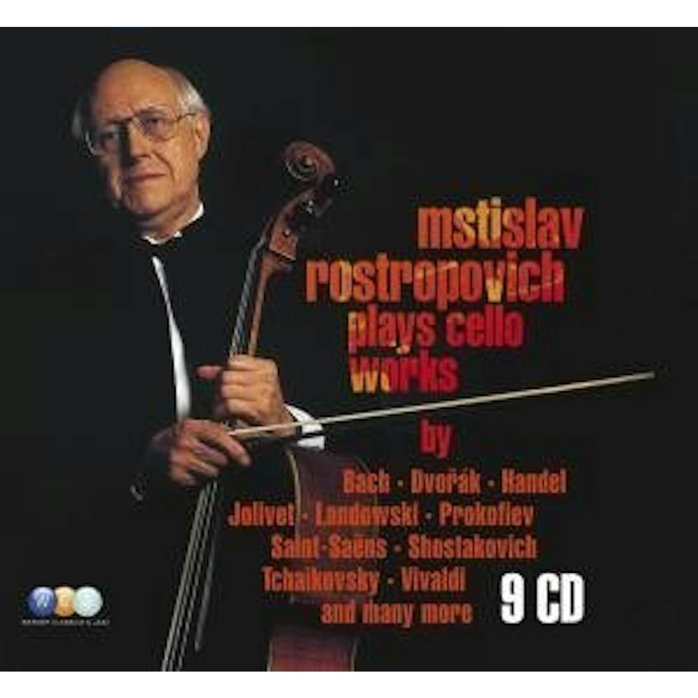Mstislav Rostropovich PLAYS CELLO WORKS CD