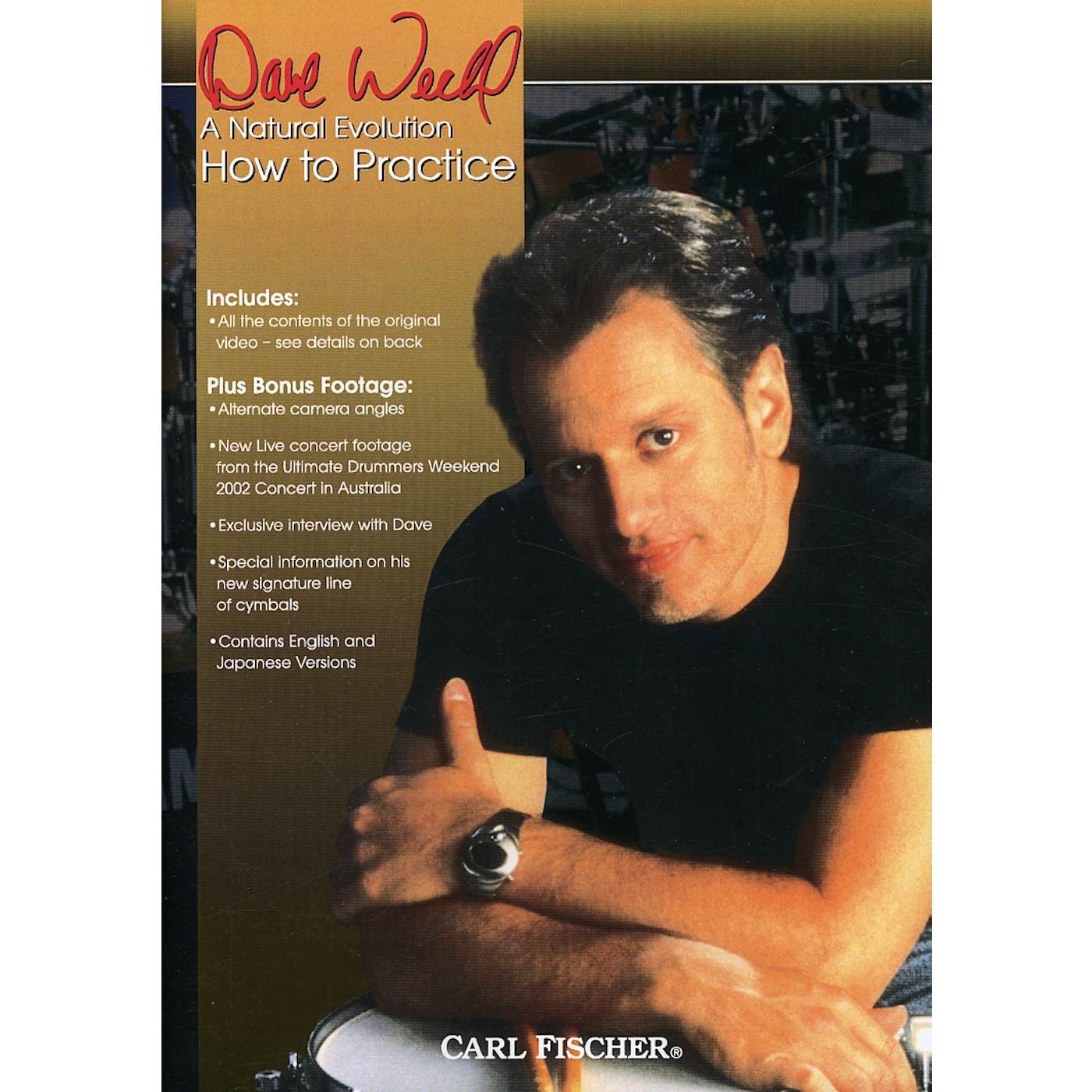 Dave Weckl HOW TO PRACTICE DVD