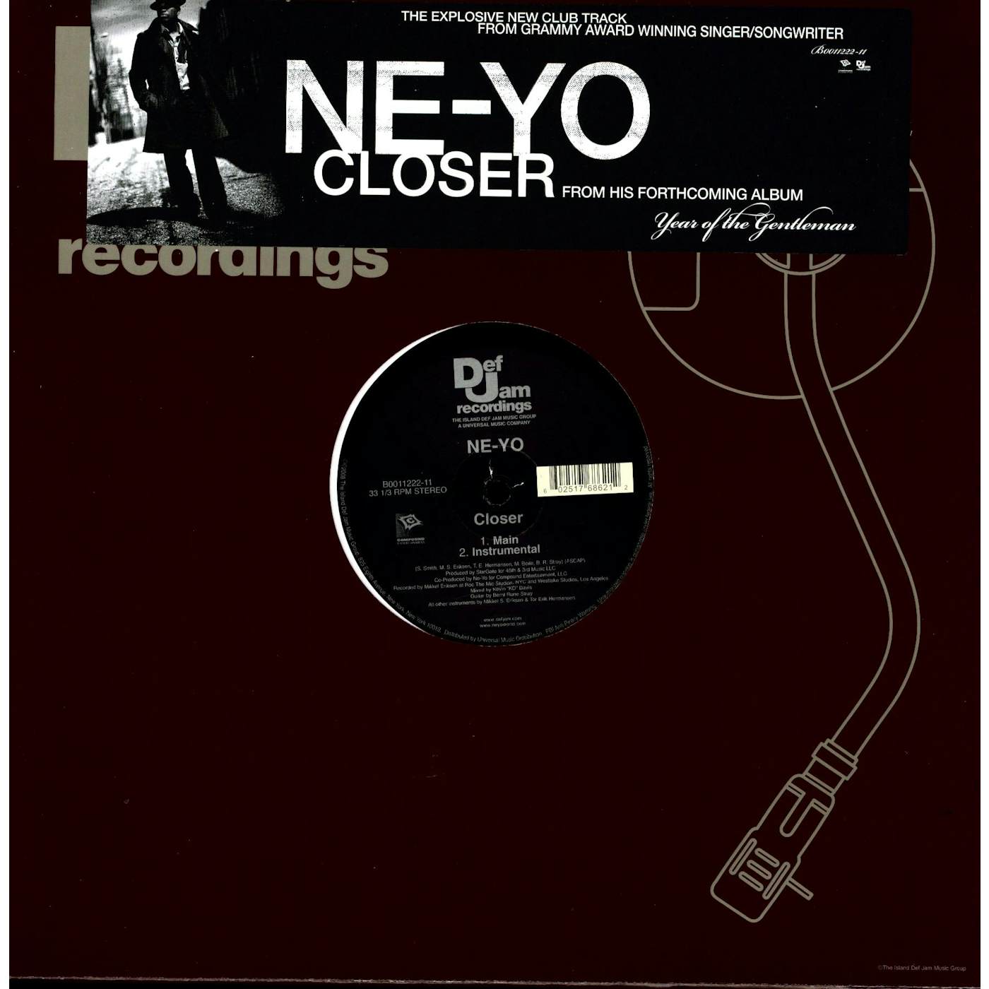 Ne-Yo CLOSER (X2) (Vinyl)