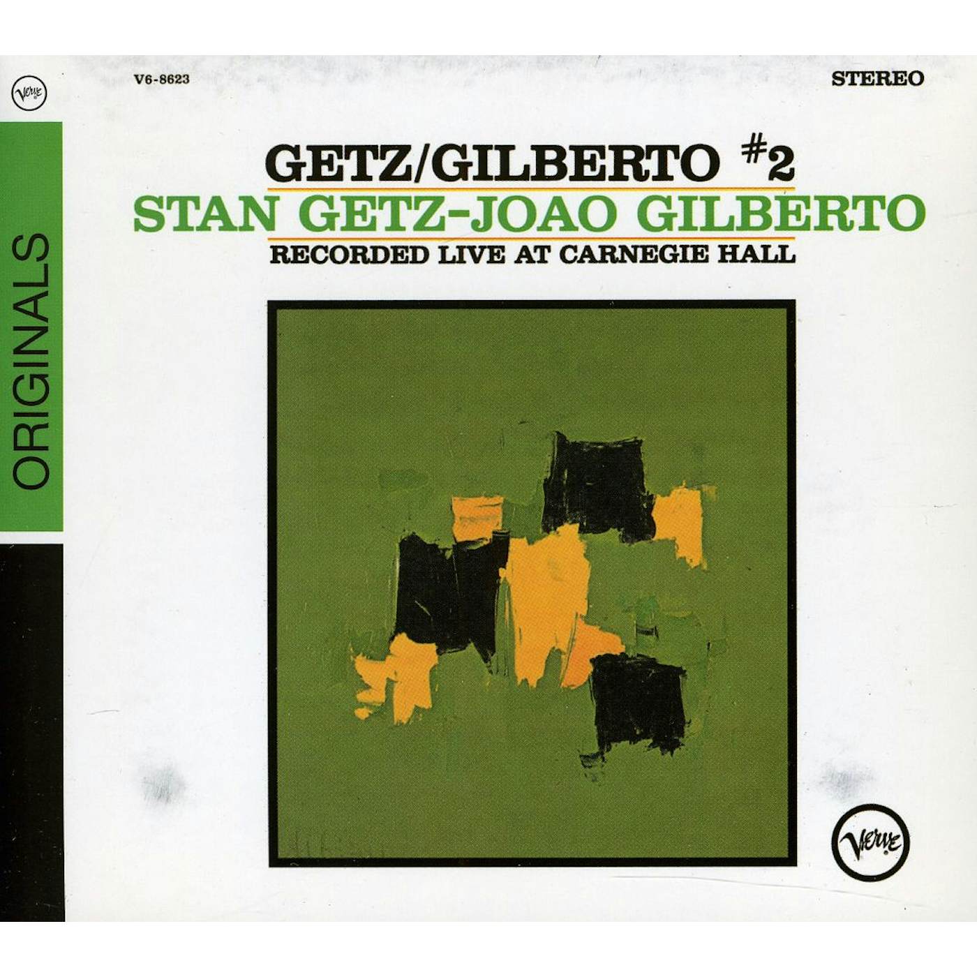 Stan Getz & Joao Gilberto GETZ GILBERTO #2: LIVE AT CARNEGIE HALL CD