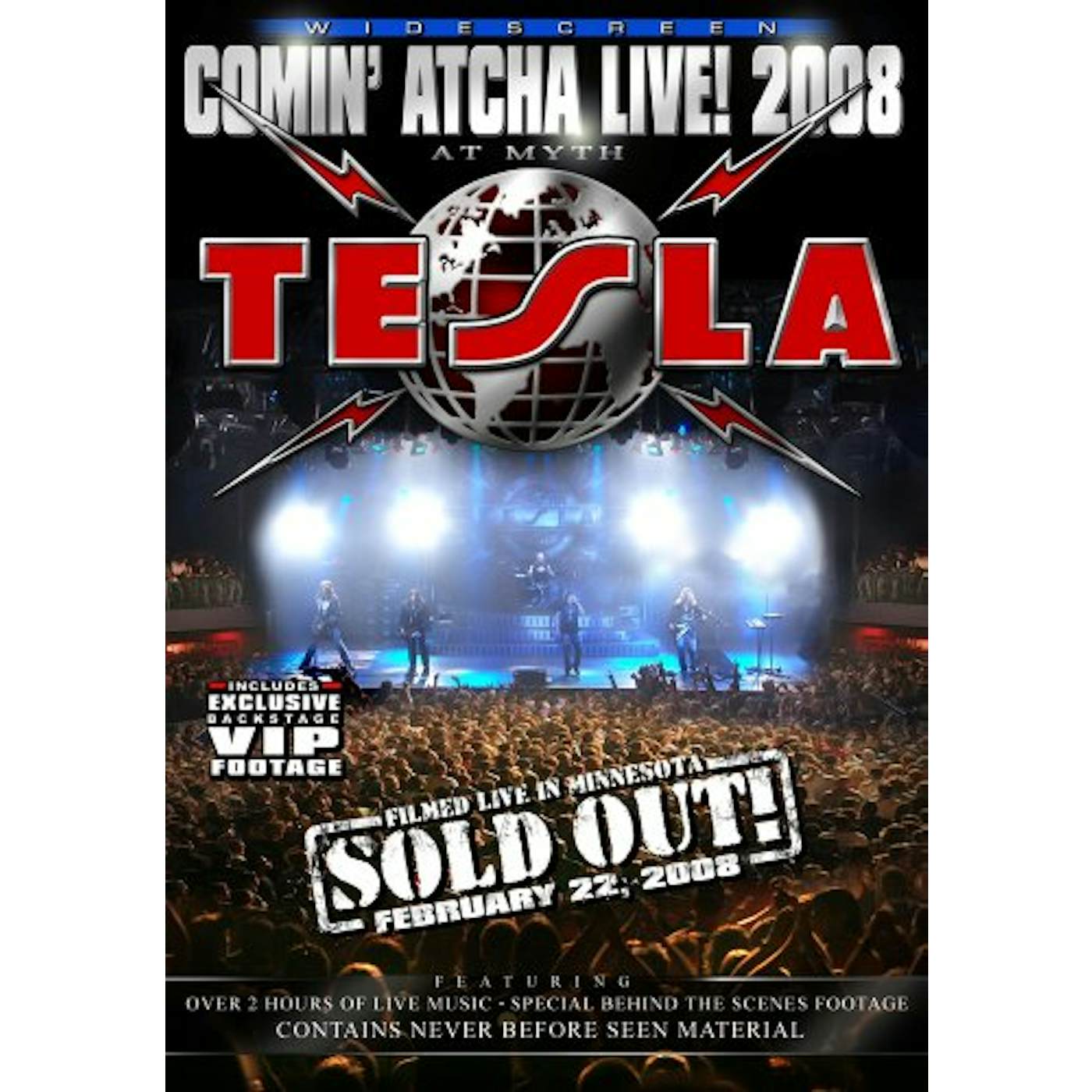 Tesla COMIN ATCHA LIVE 2008 DVD
