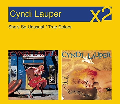 she's so unusual / true colors cd - Cyndi Lauper