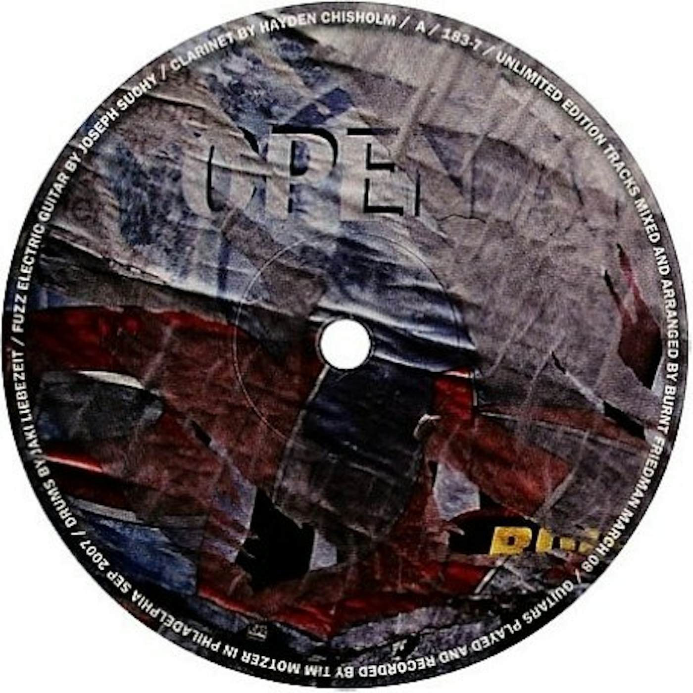 Burnt Friedman & Jaki Liebezeit UNLIMITED EDITION Vinyl Record
