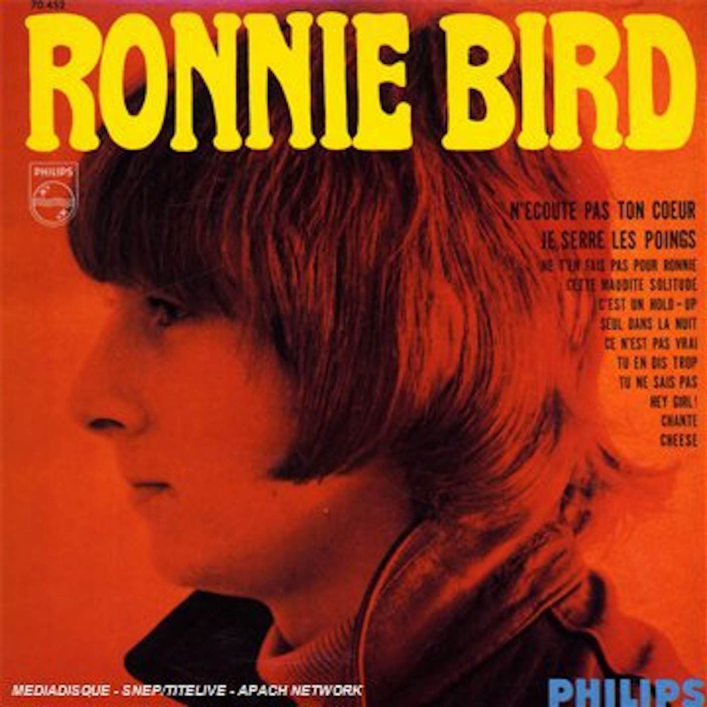 Ronnie Bird N'ECOUTE PAS TON COEUR Vinyl Record