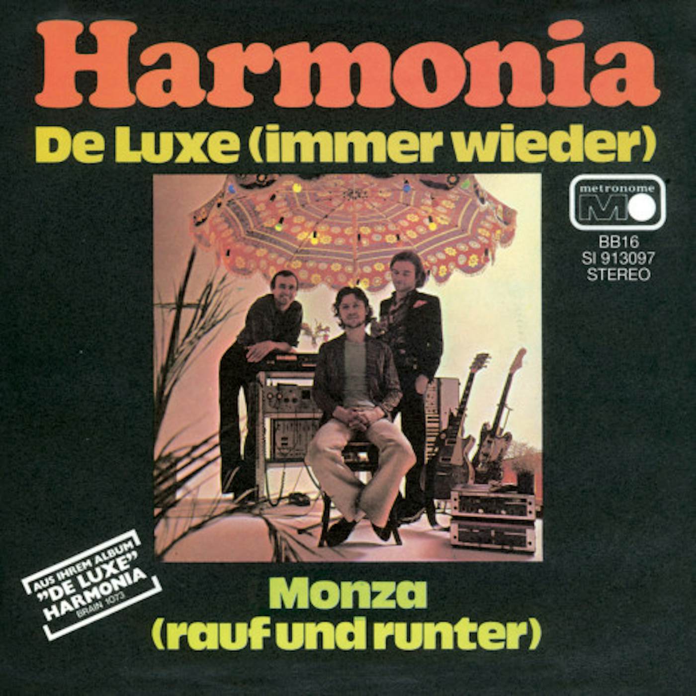 Harmonia DE LUXE (IMMER WIEDER) / MONZA (RAUF UND RUNTER) Vinyl Record