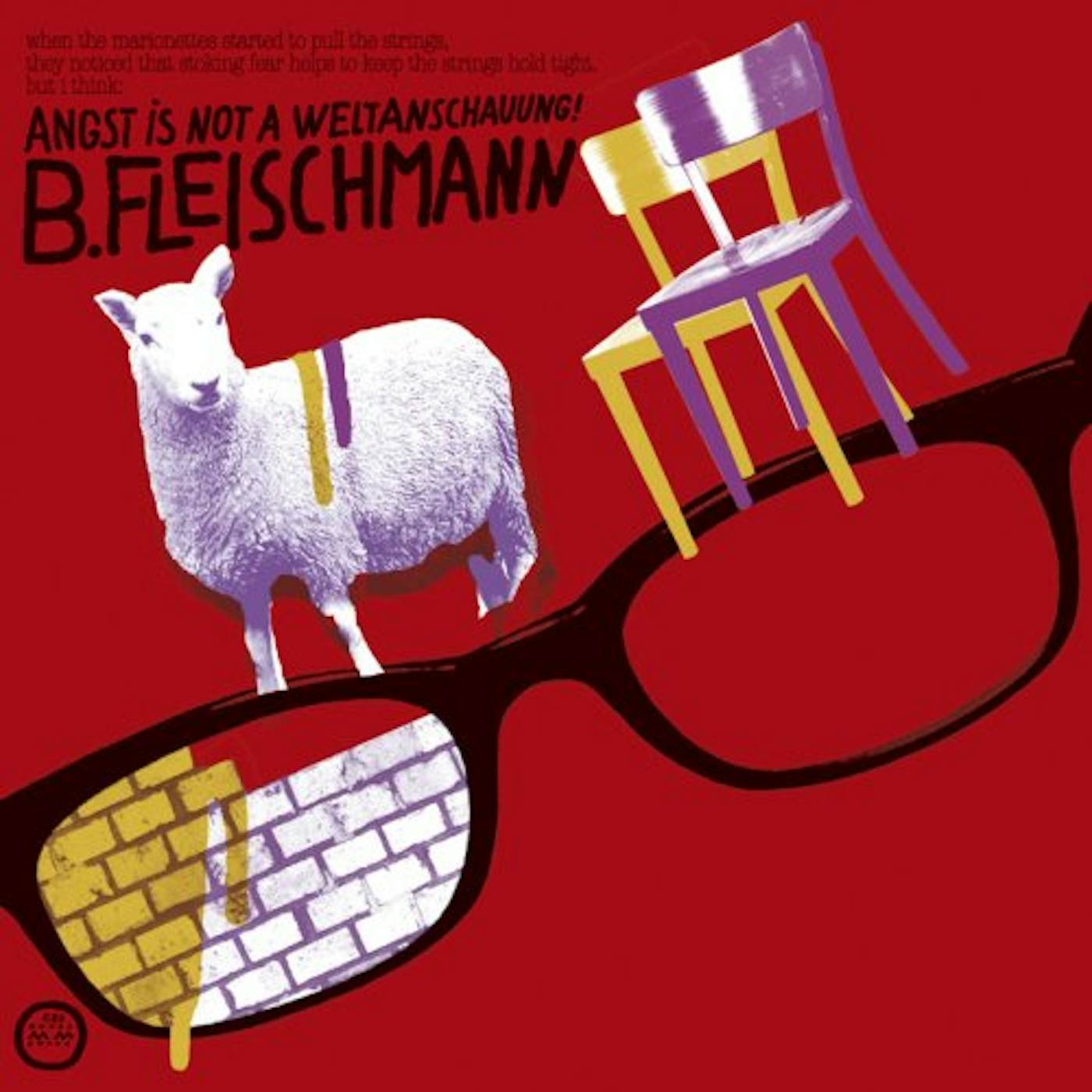 B. Fleischmann ANGST IS NOT A WELTANSCHAUUNG CD