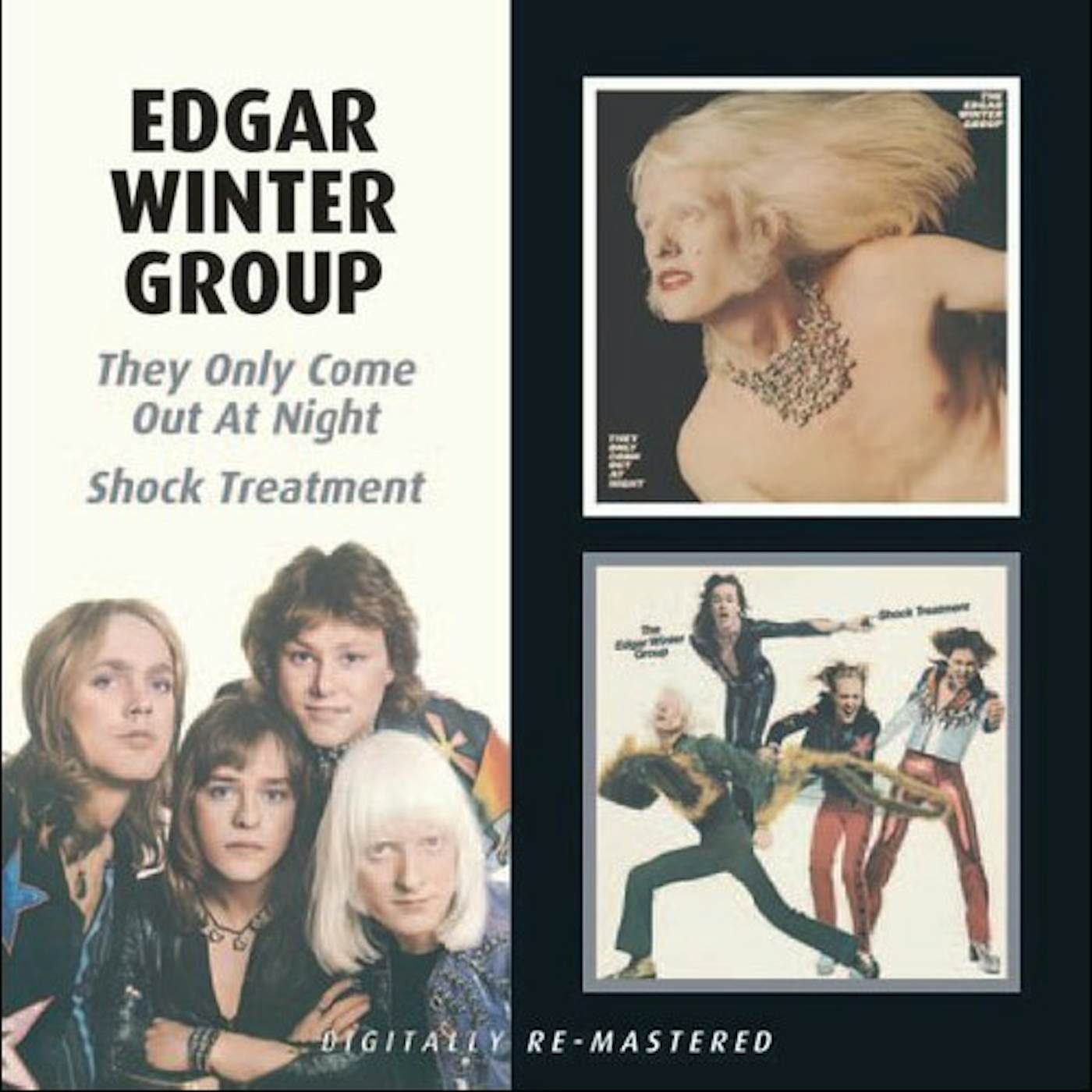 Edgar Winter THEY ONLY COME OUT AT NIGHT / SHOCK TREATMENT CD