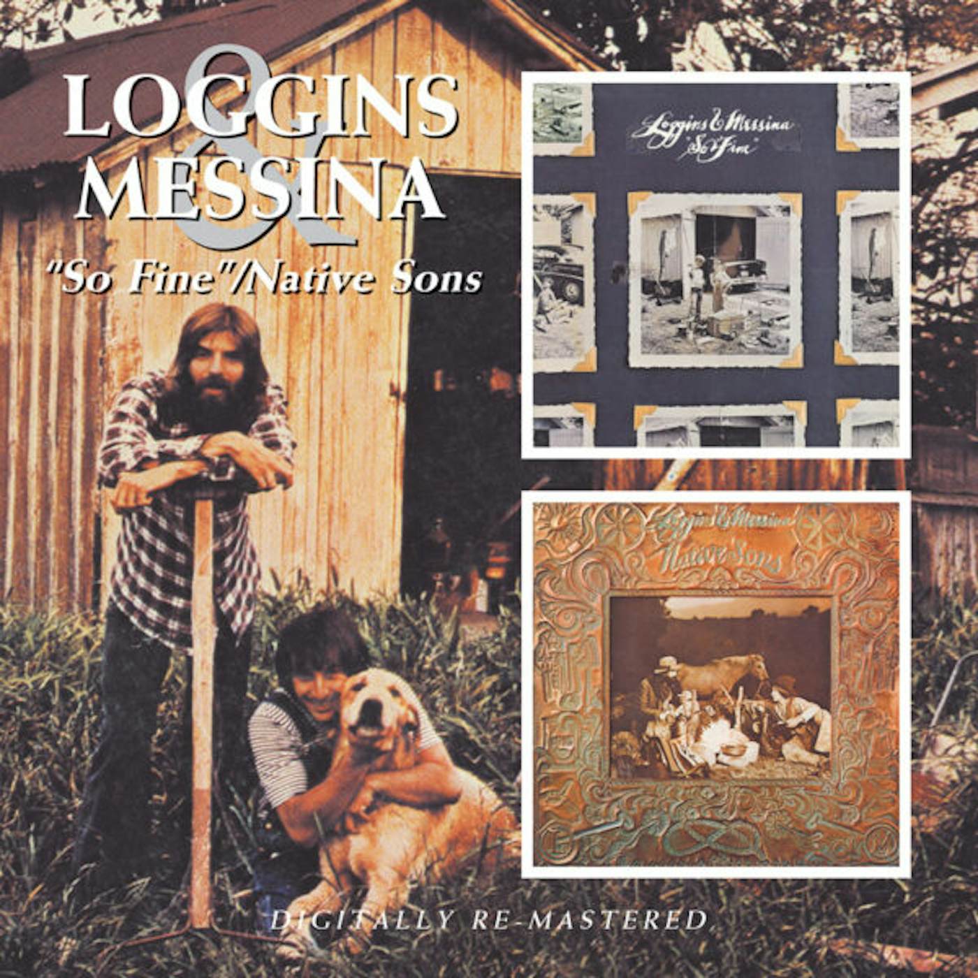 Loggins & Messina SO FINE / NATIVE SONS CD