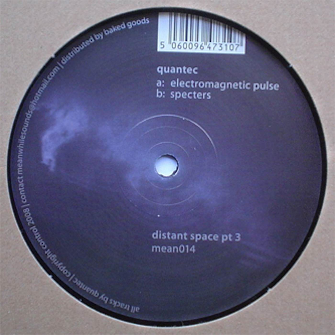 Quantec Distant Space Pt 3 Vinyl Record
