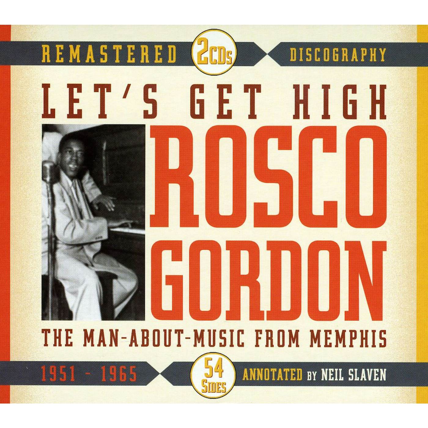 Rosco Gordon LET'S GET HIGH THE MAIN ABOUT MUSIC FROM MEMPHIS CD